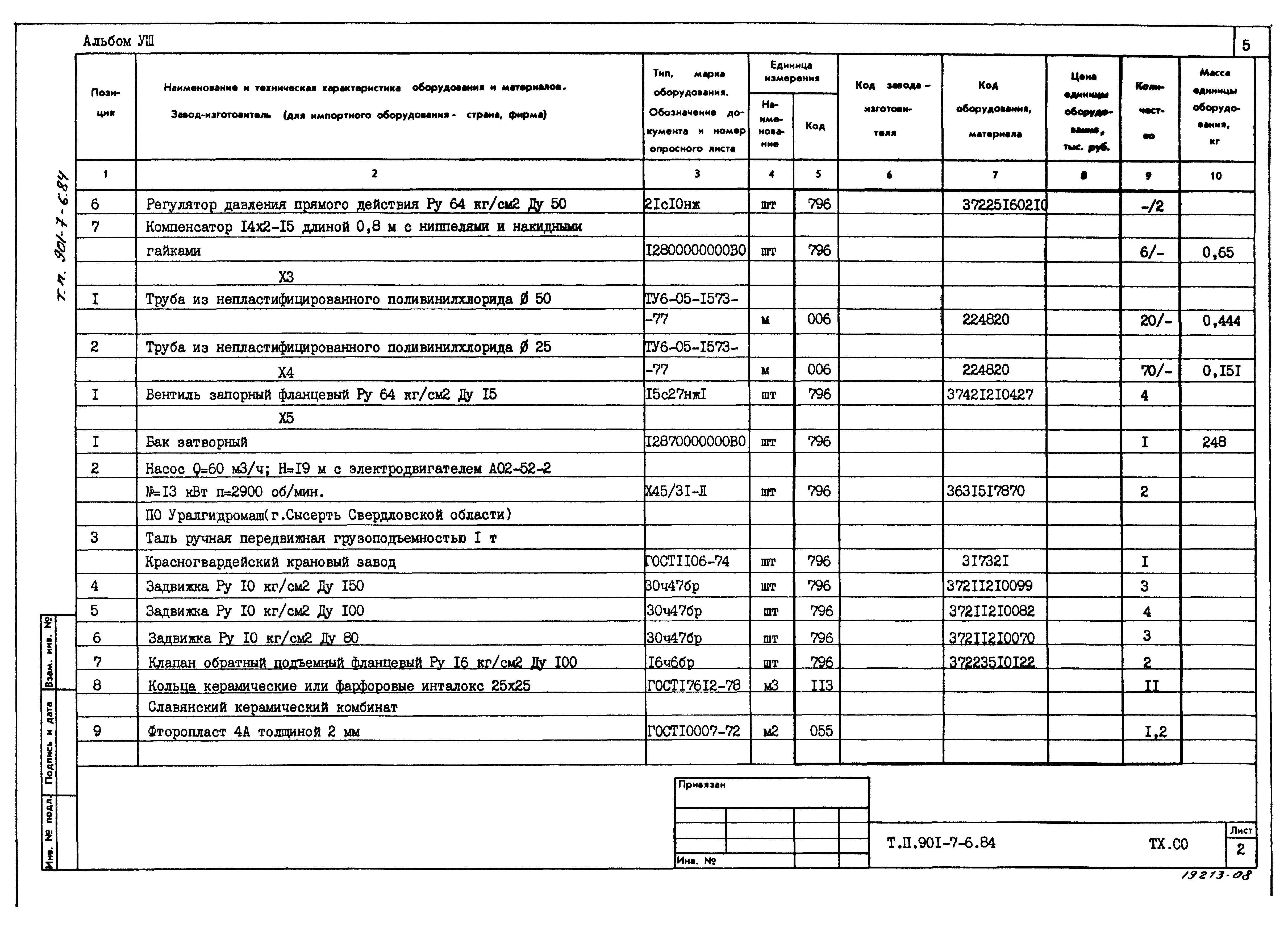 Типовой проект 901-7-6.84