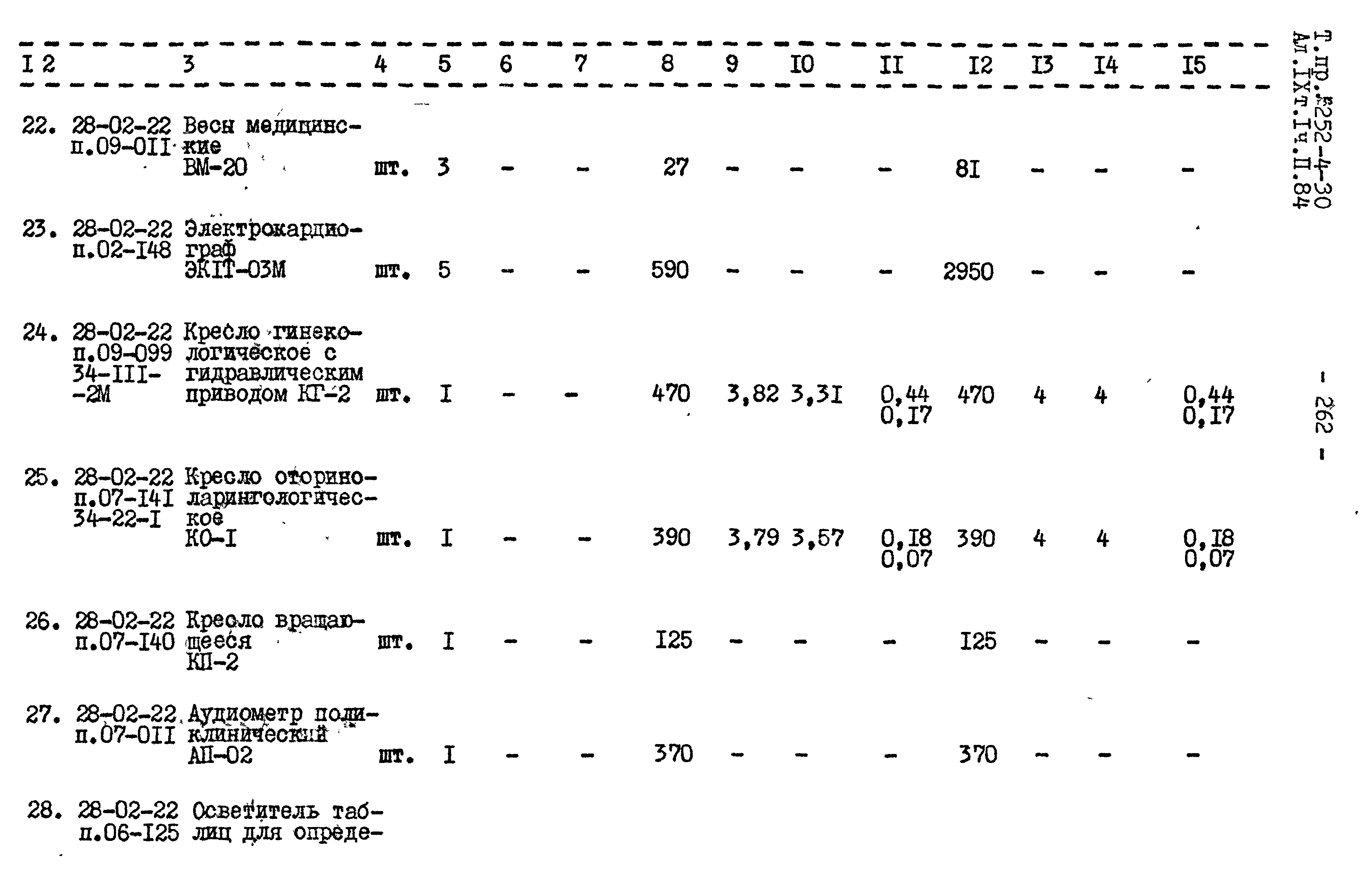 Типовой проект 252-4-30