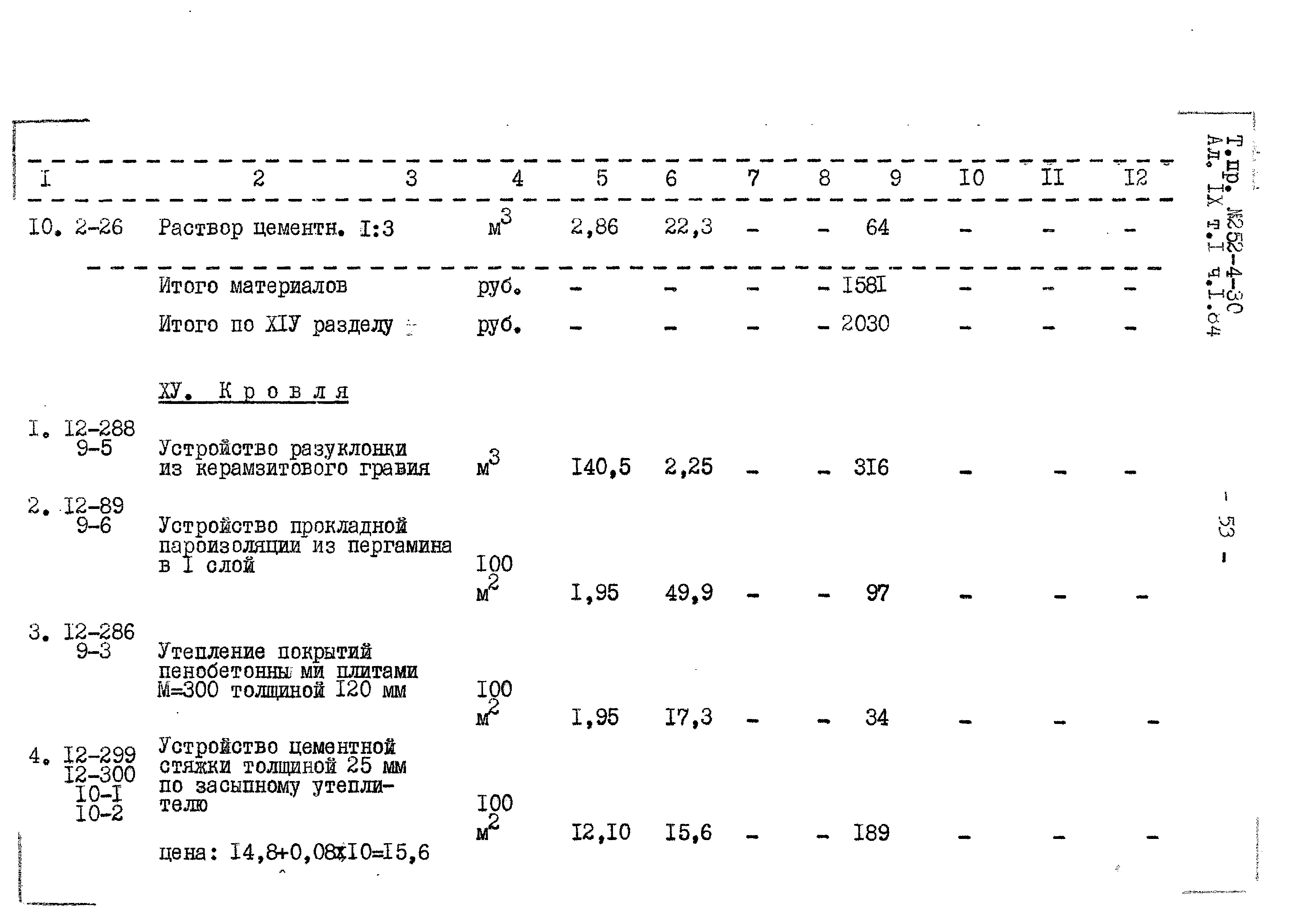 Типовой проект 252-4-30