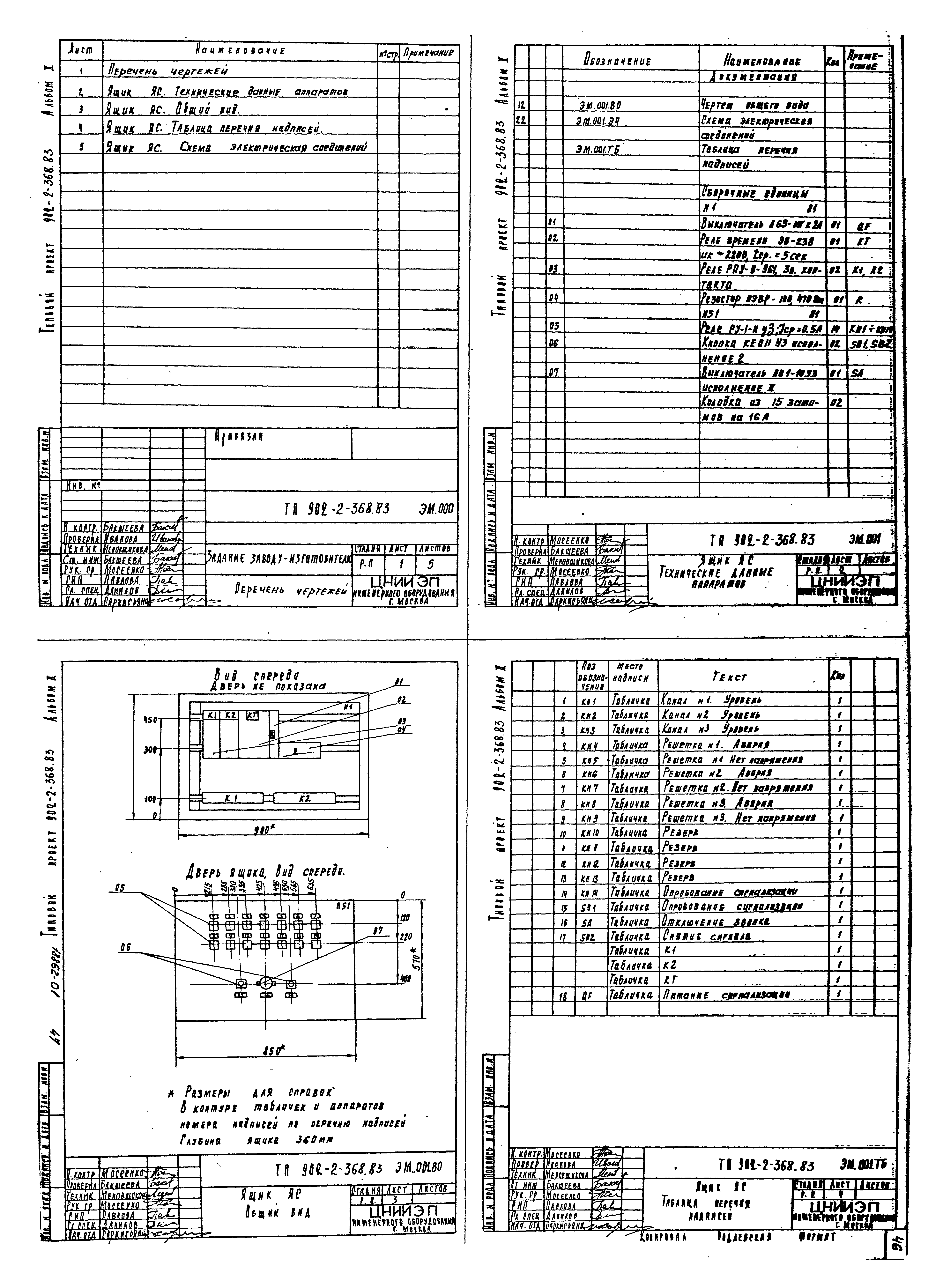 Типовой проект 902-2-368.83