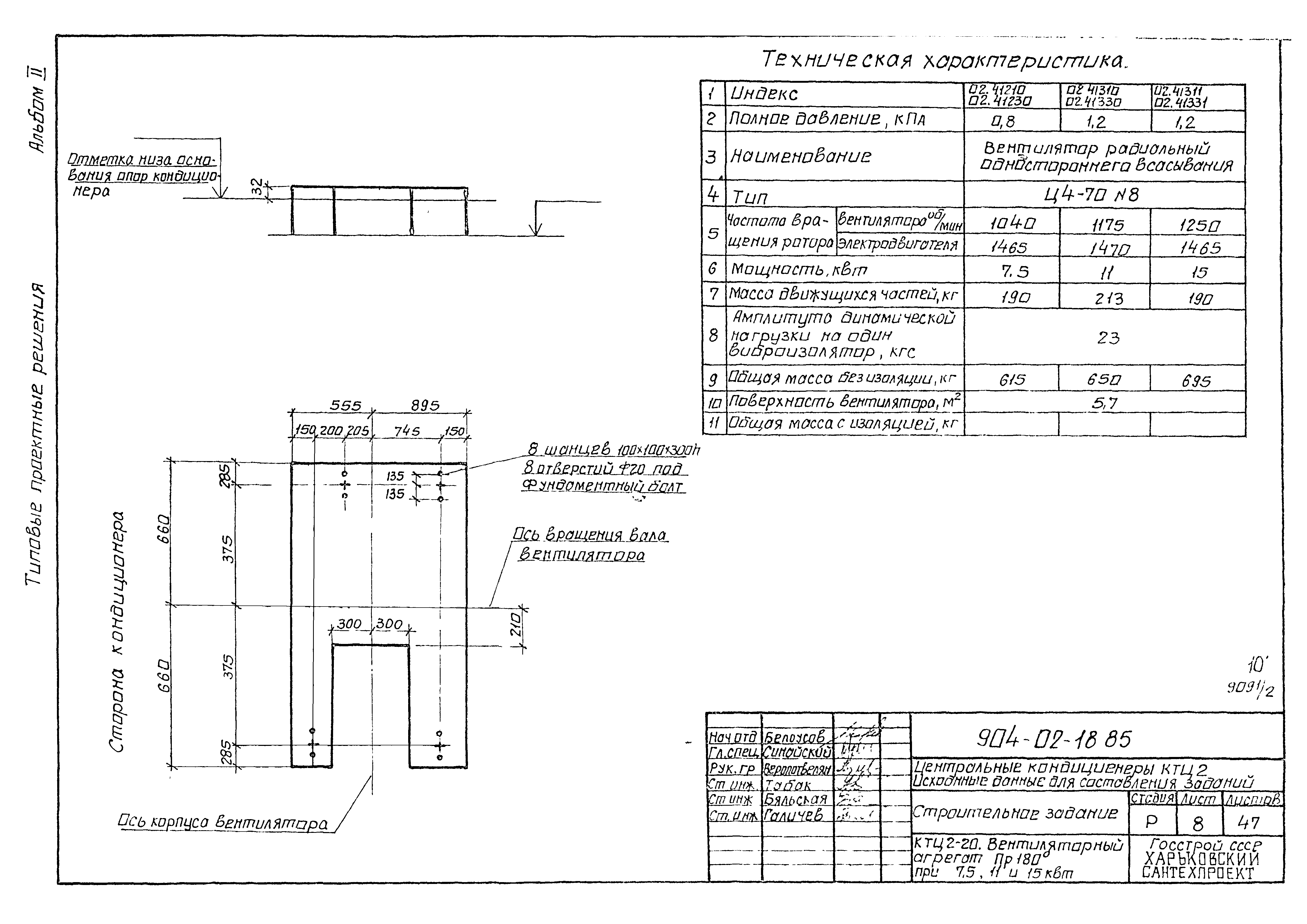 Типовые проектные решения 904-02-18.85