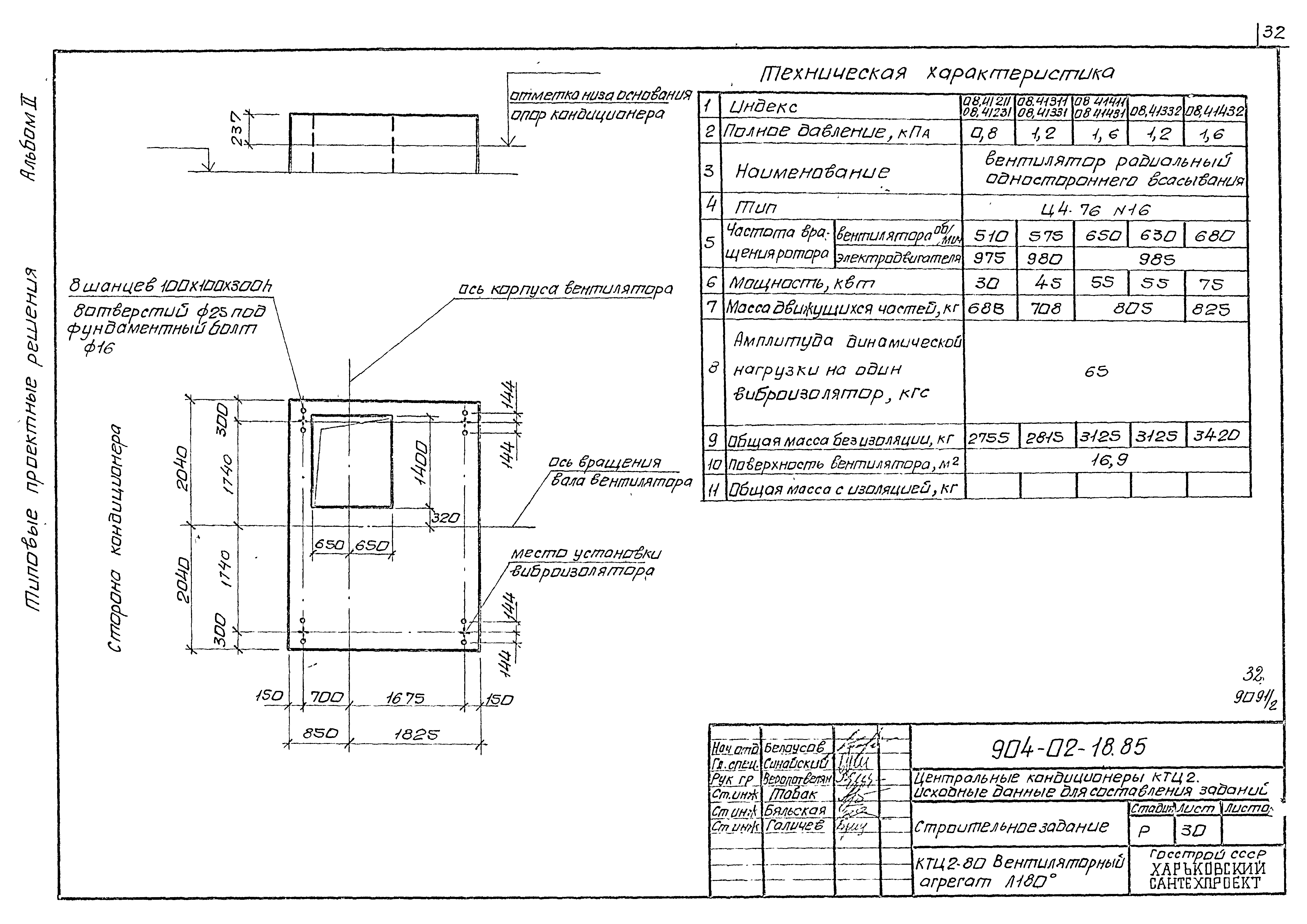 Типовые проектные решения 904-02-18.85