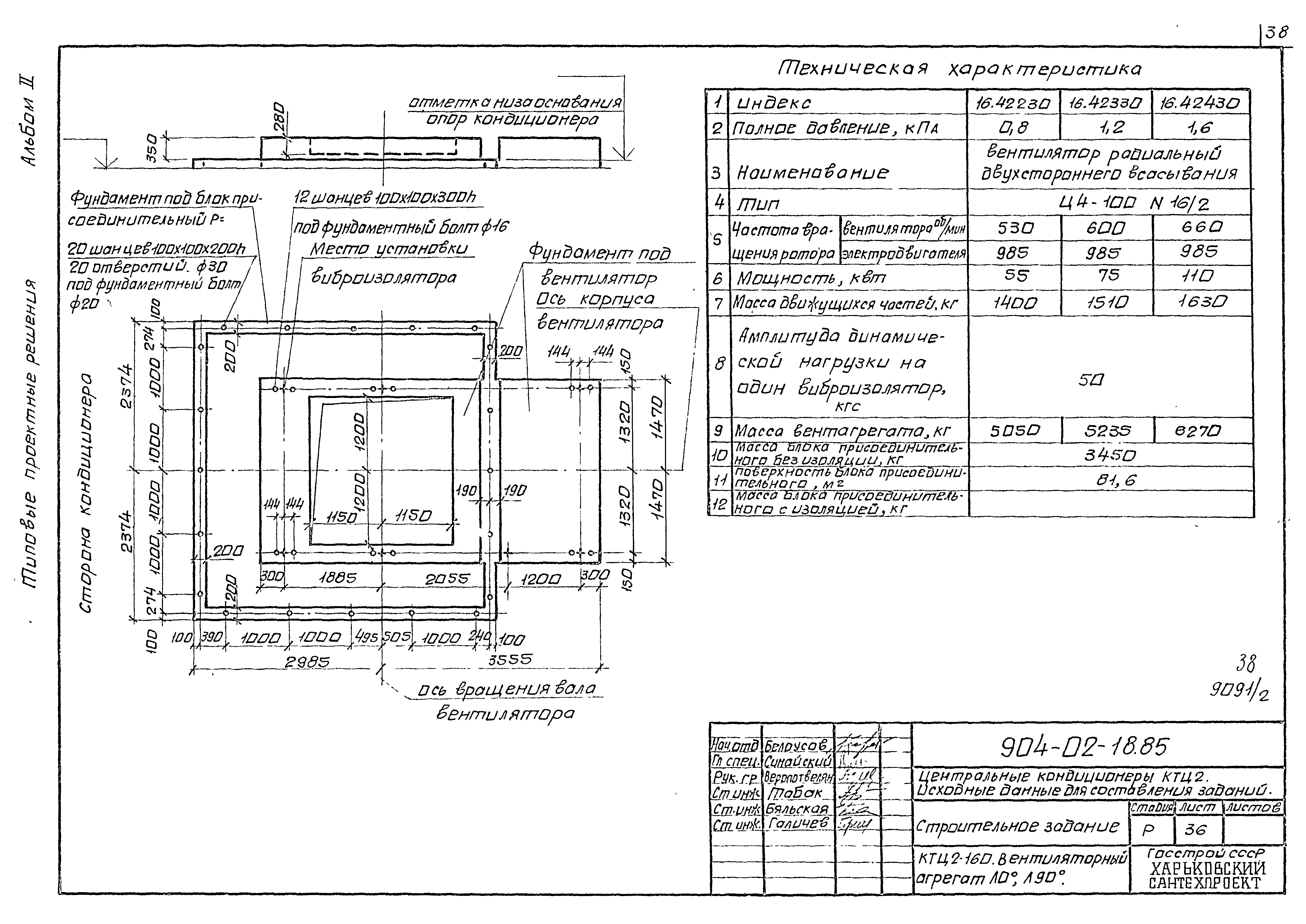 Типовые проектные решения 904-02-18.85
