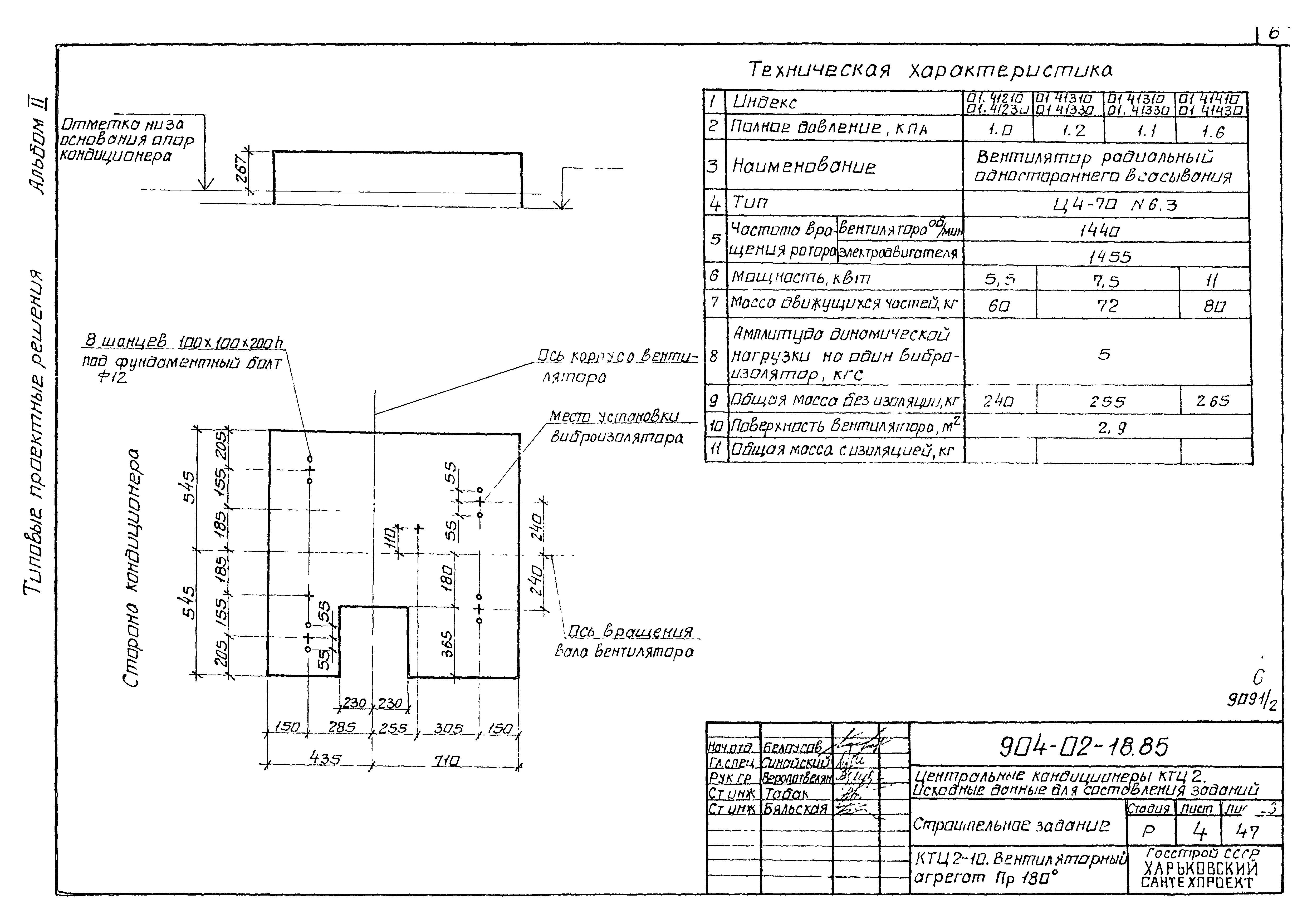 Типовые проектные решения 904-02-18.85