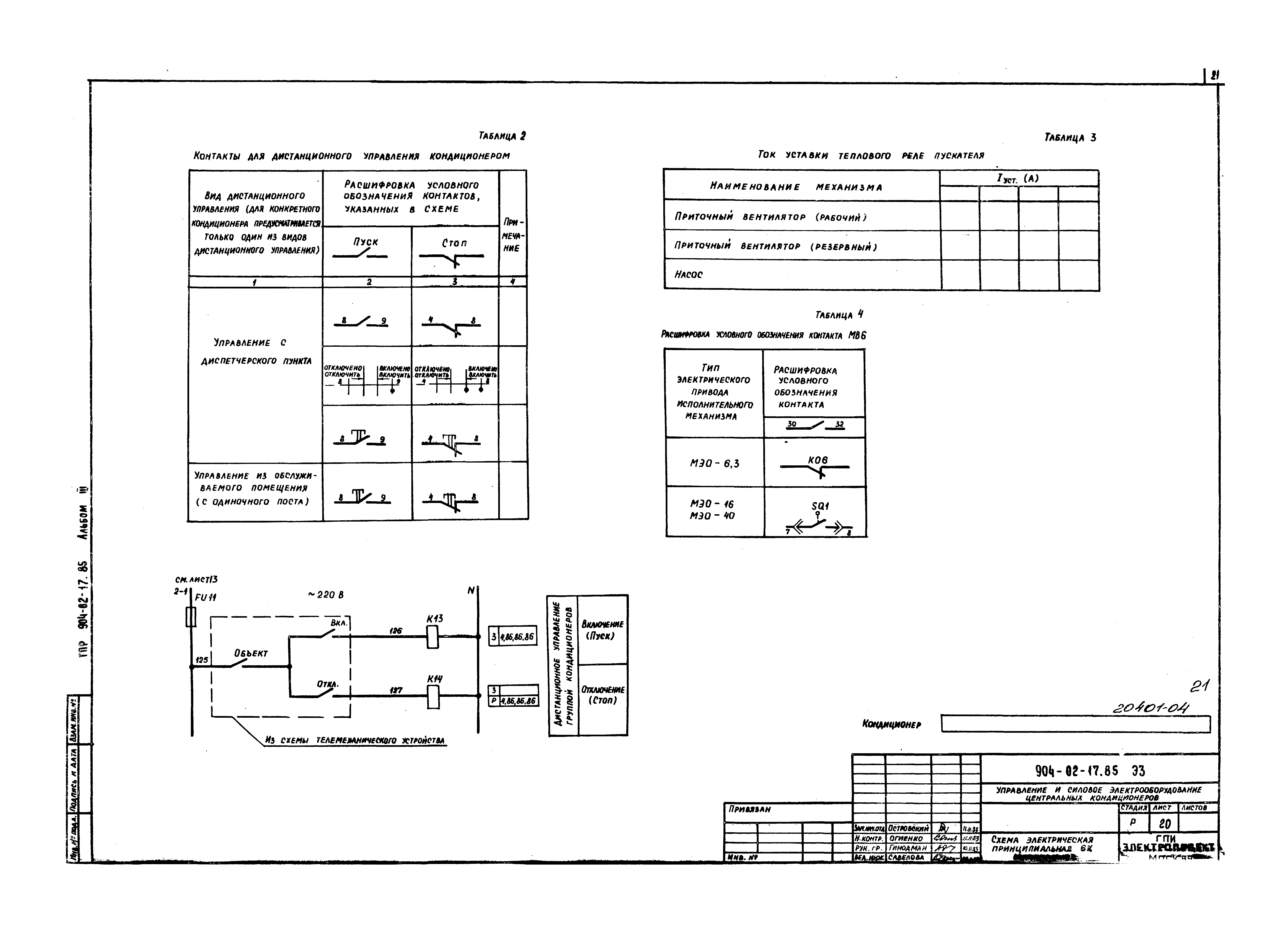 Типовые проектные решения 904-02-17.85