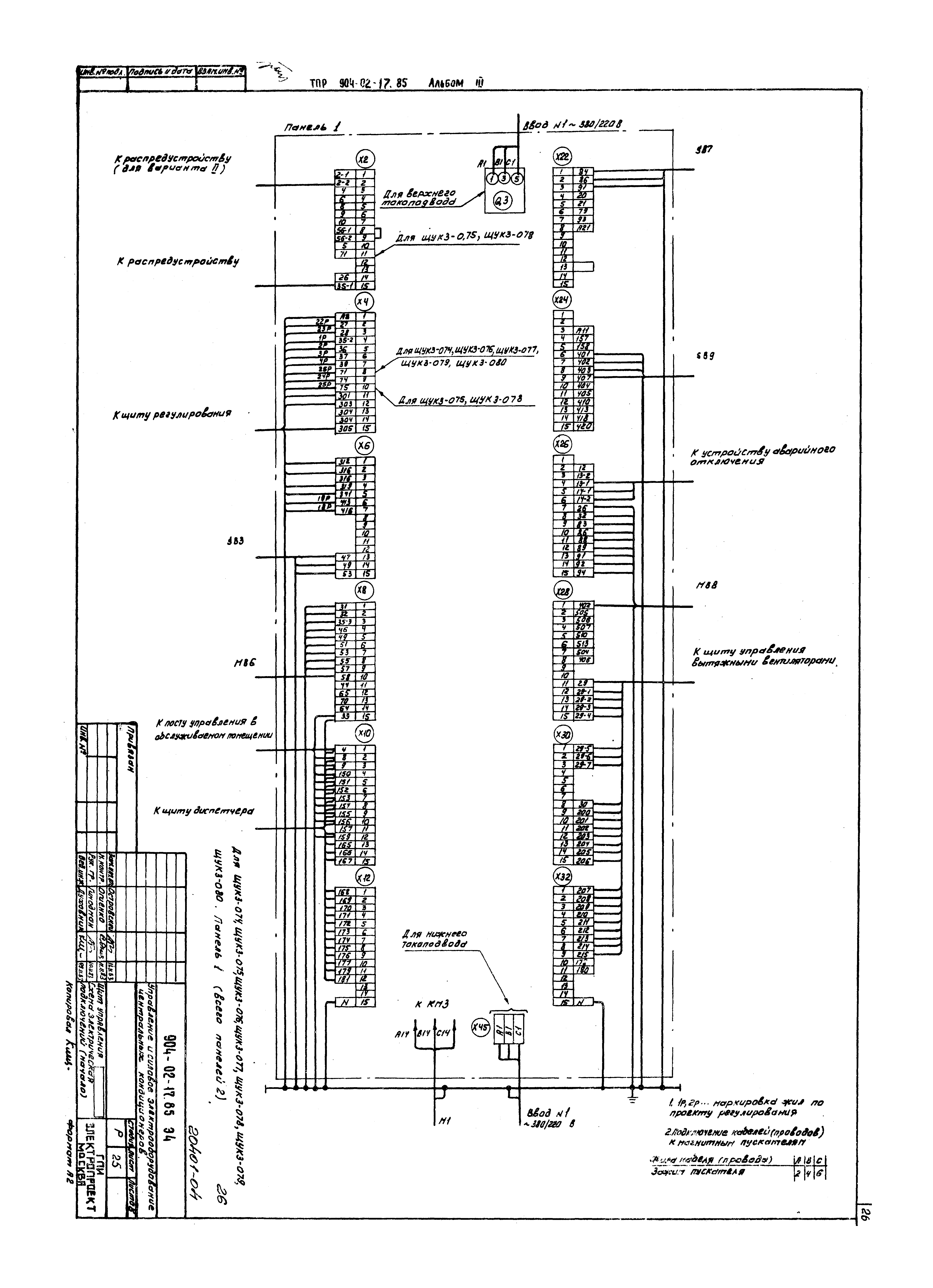 Типовые проектные решения 904-02-17.85