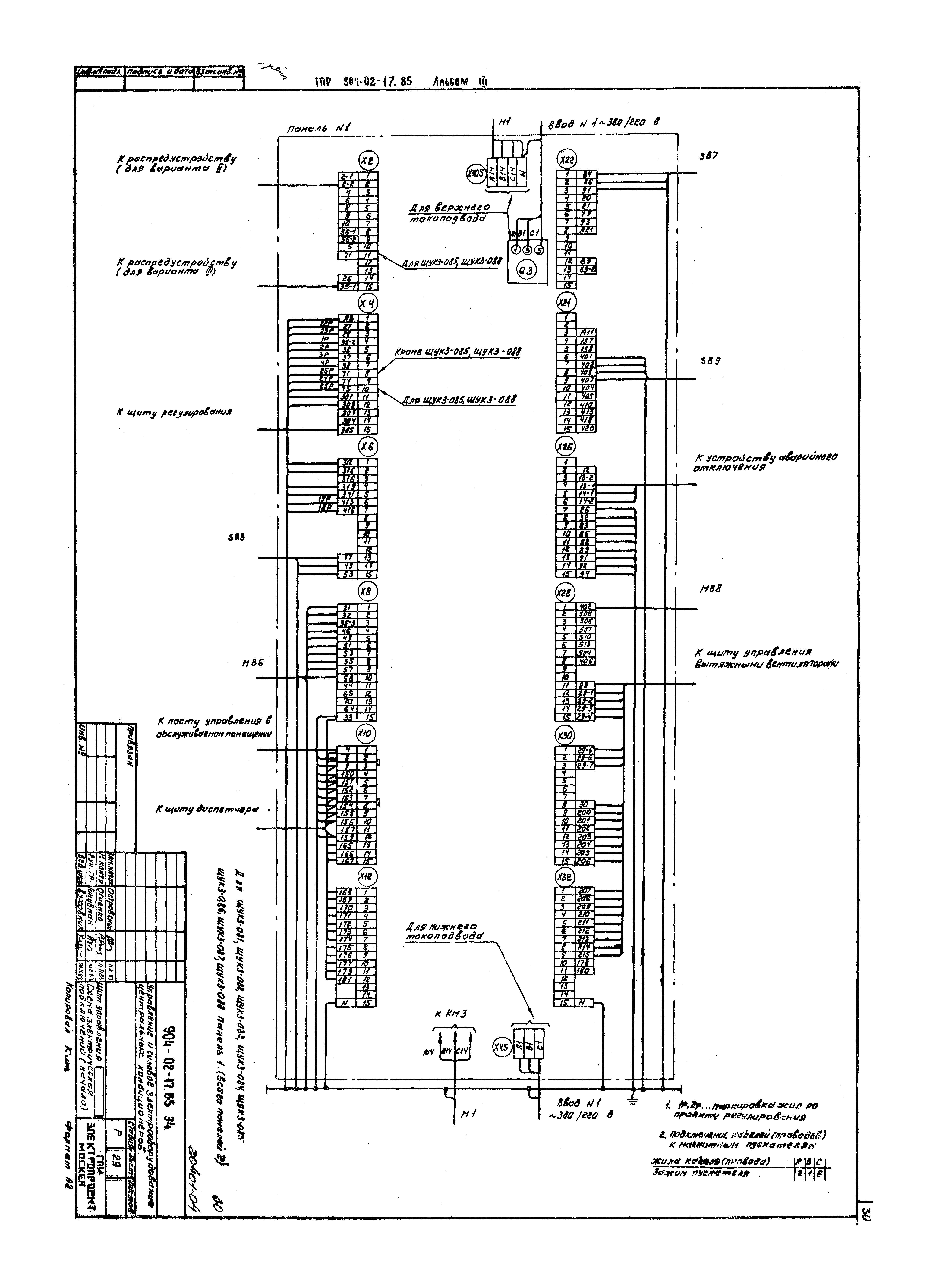 Типовые проектные решения 904-02-17.85