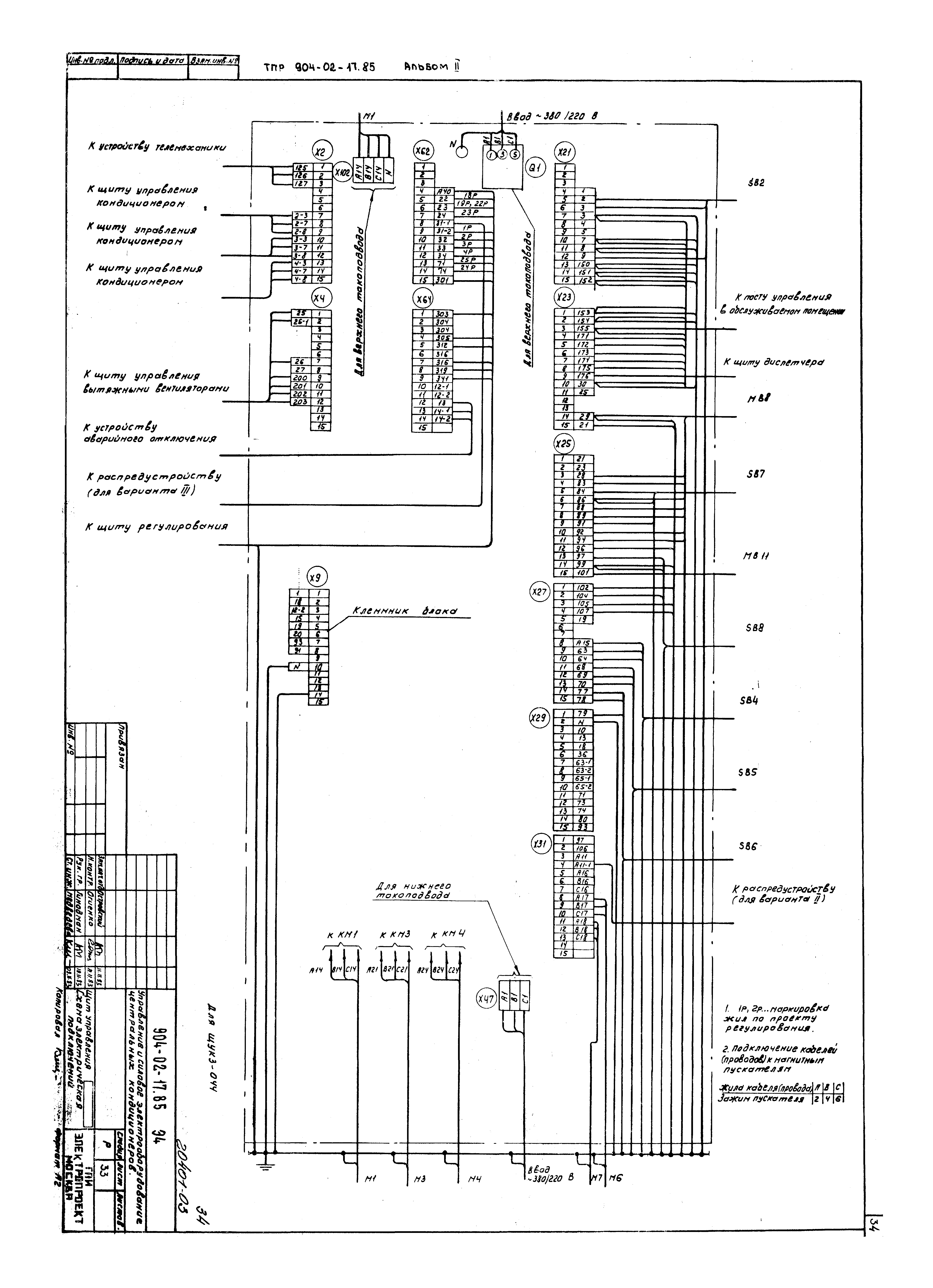 Типовые проектные решения 904-02-17.85