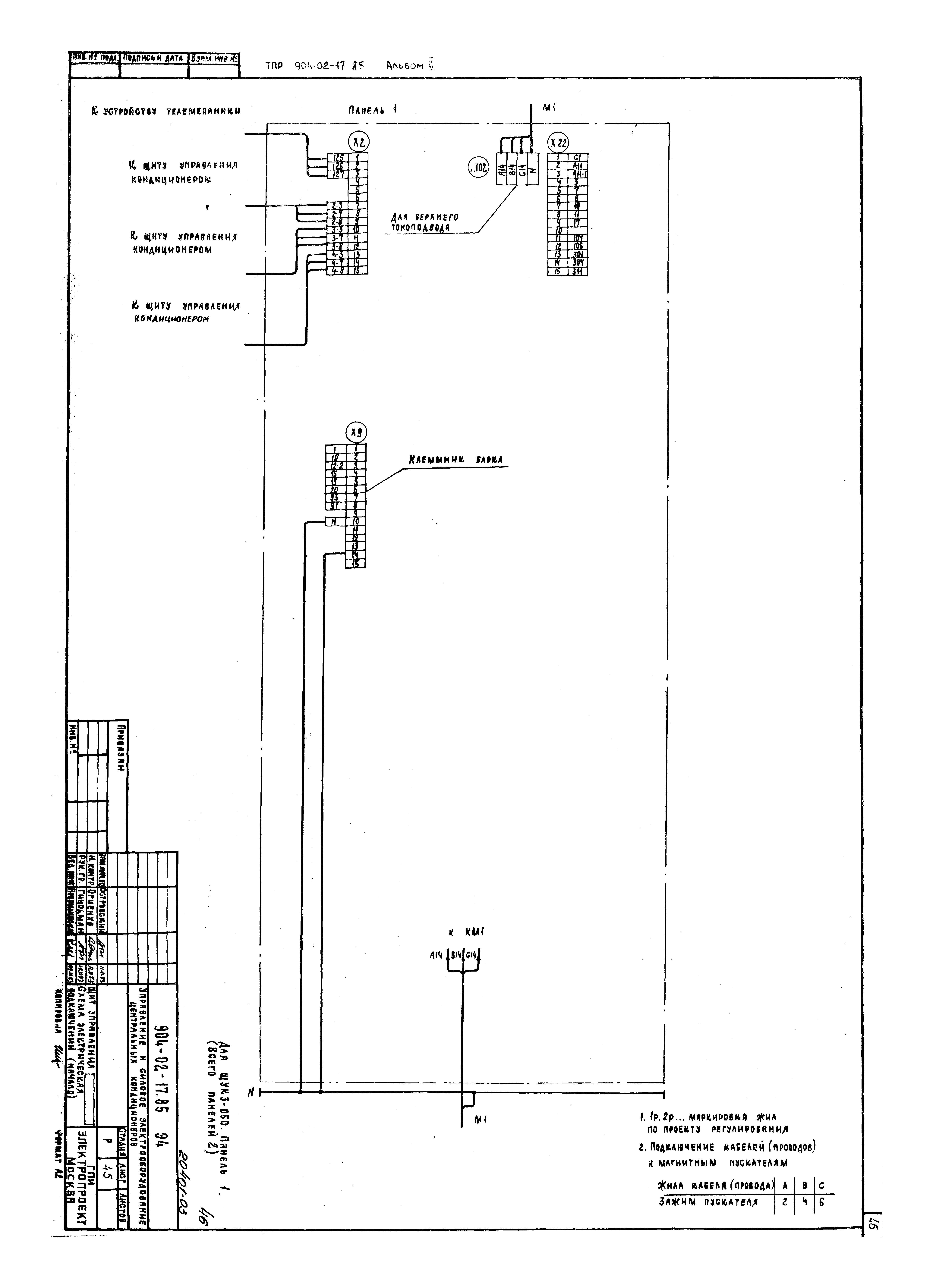 Типовые проектные решения 904-02-17.85