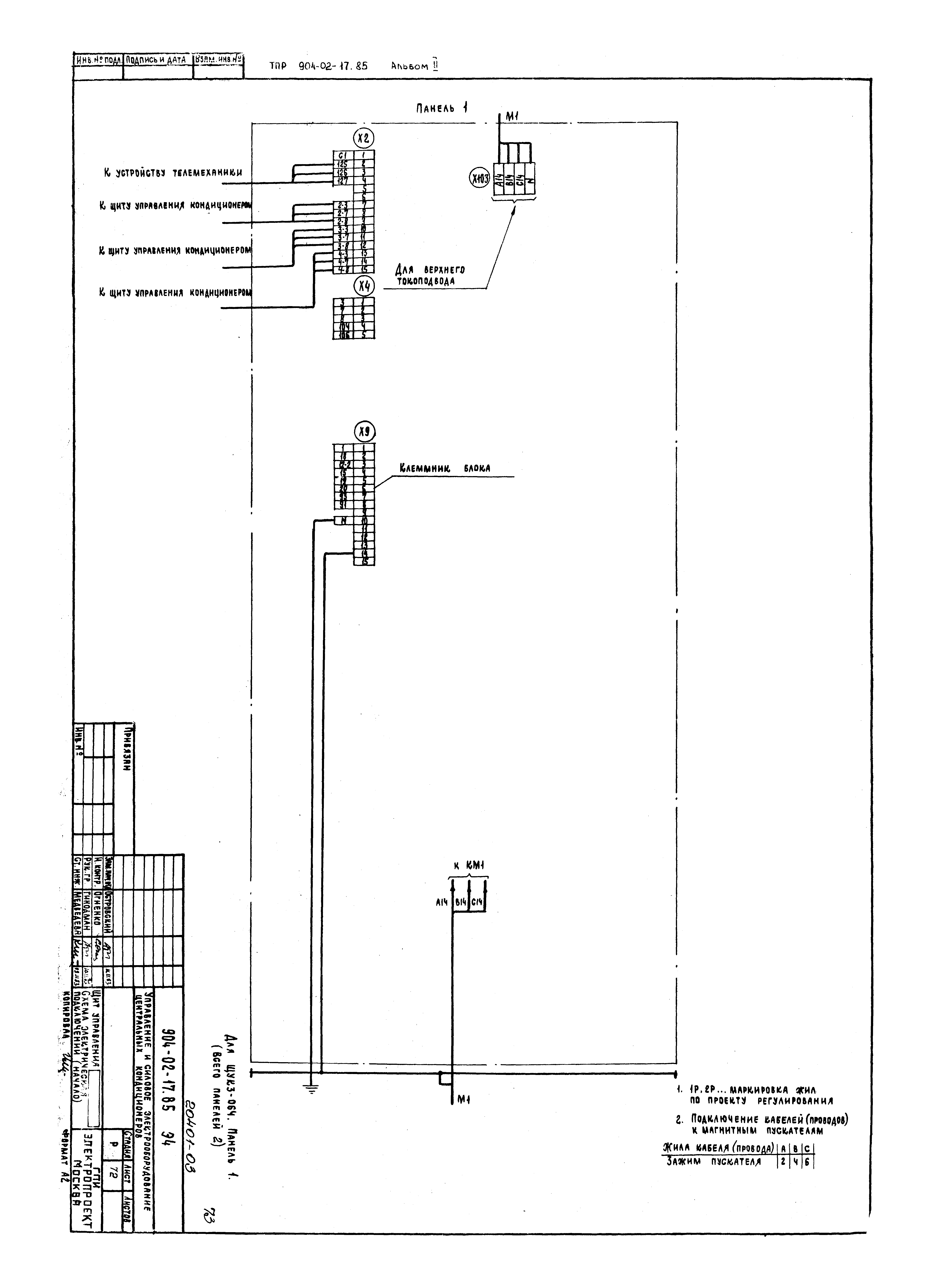 Типовые проектные решения 904-02-17.85