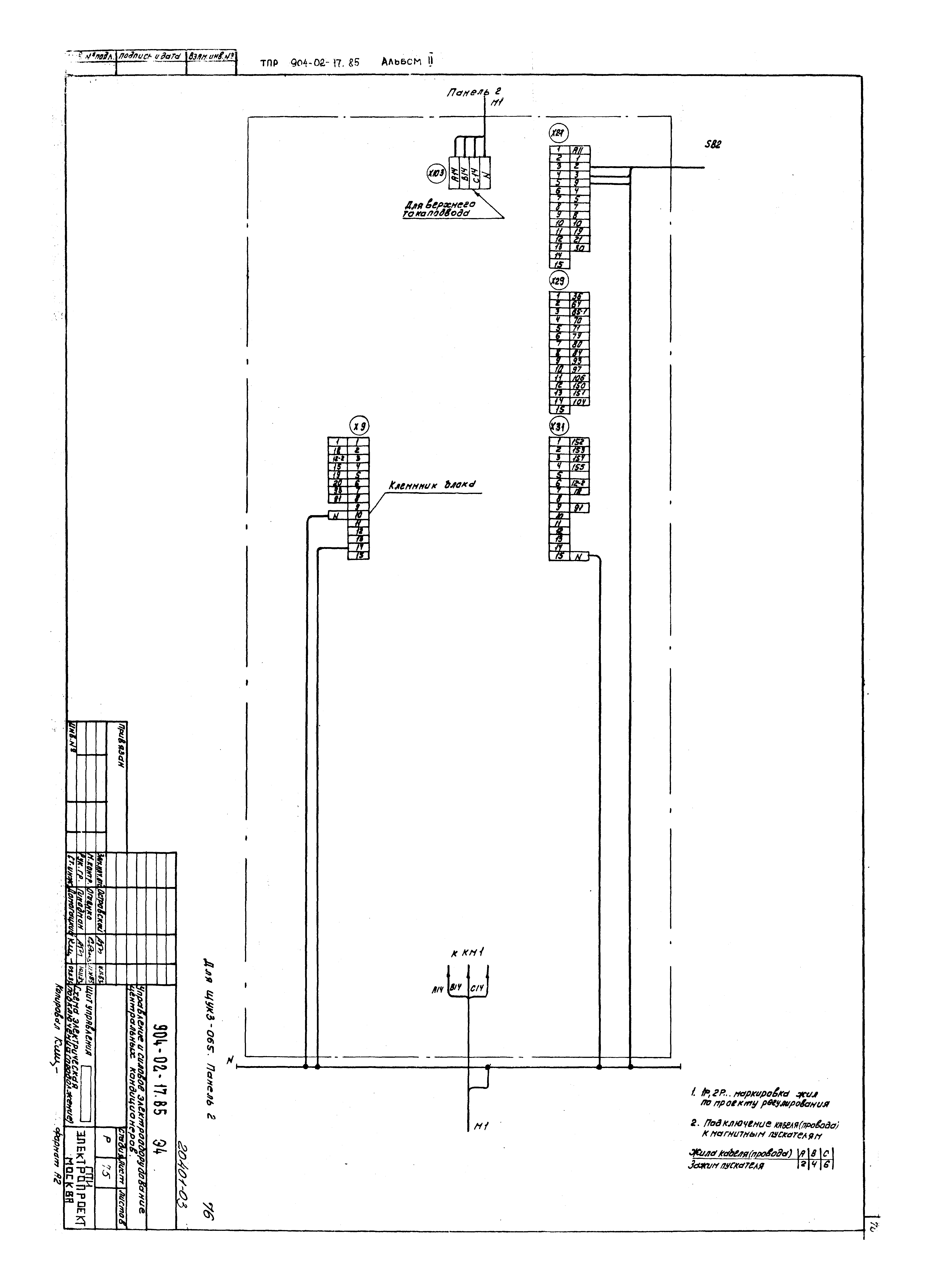 Типовые проектные решения 904-02-17.85