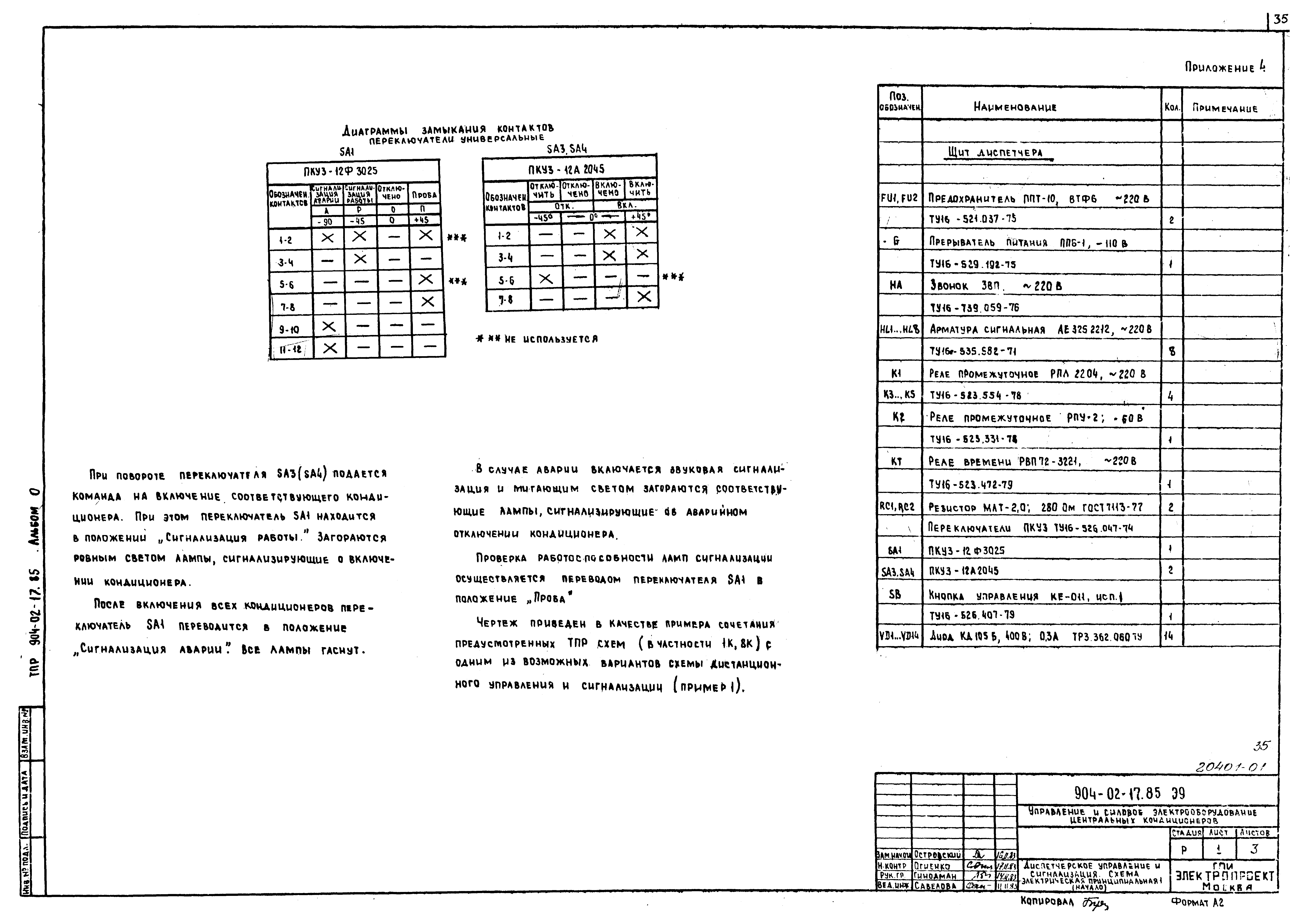 Типовые проектные решения 904-02-17.85