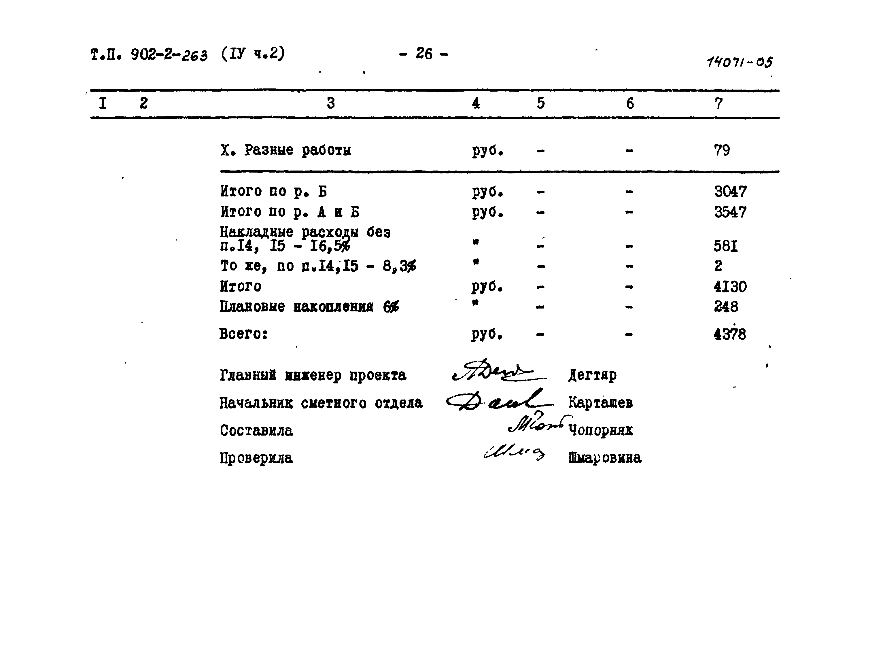 Типовой проект 902-2-262