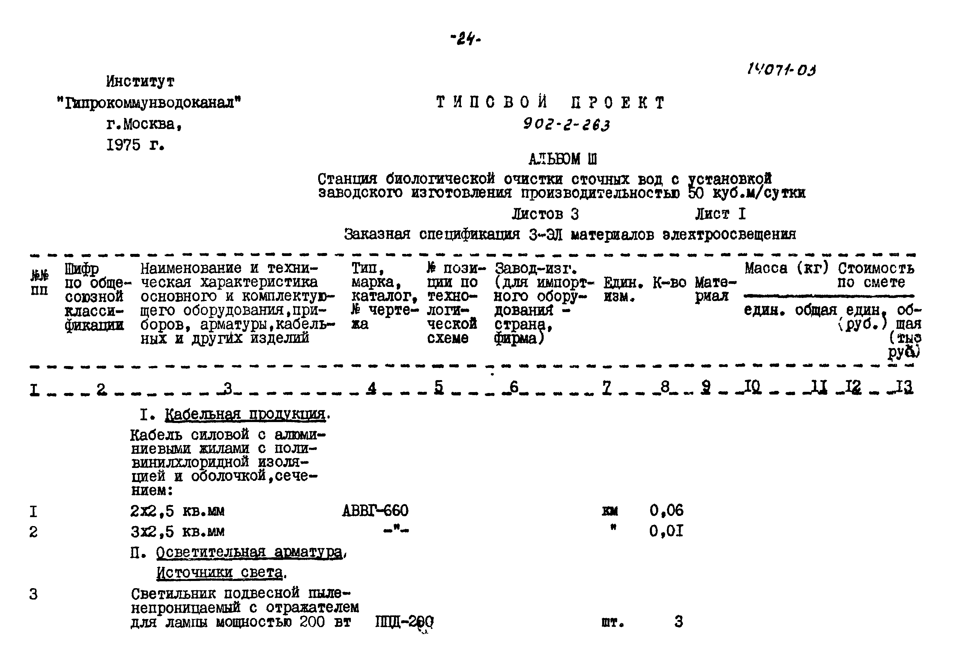 Типовой проект 902-2-262