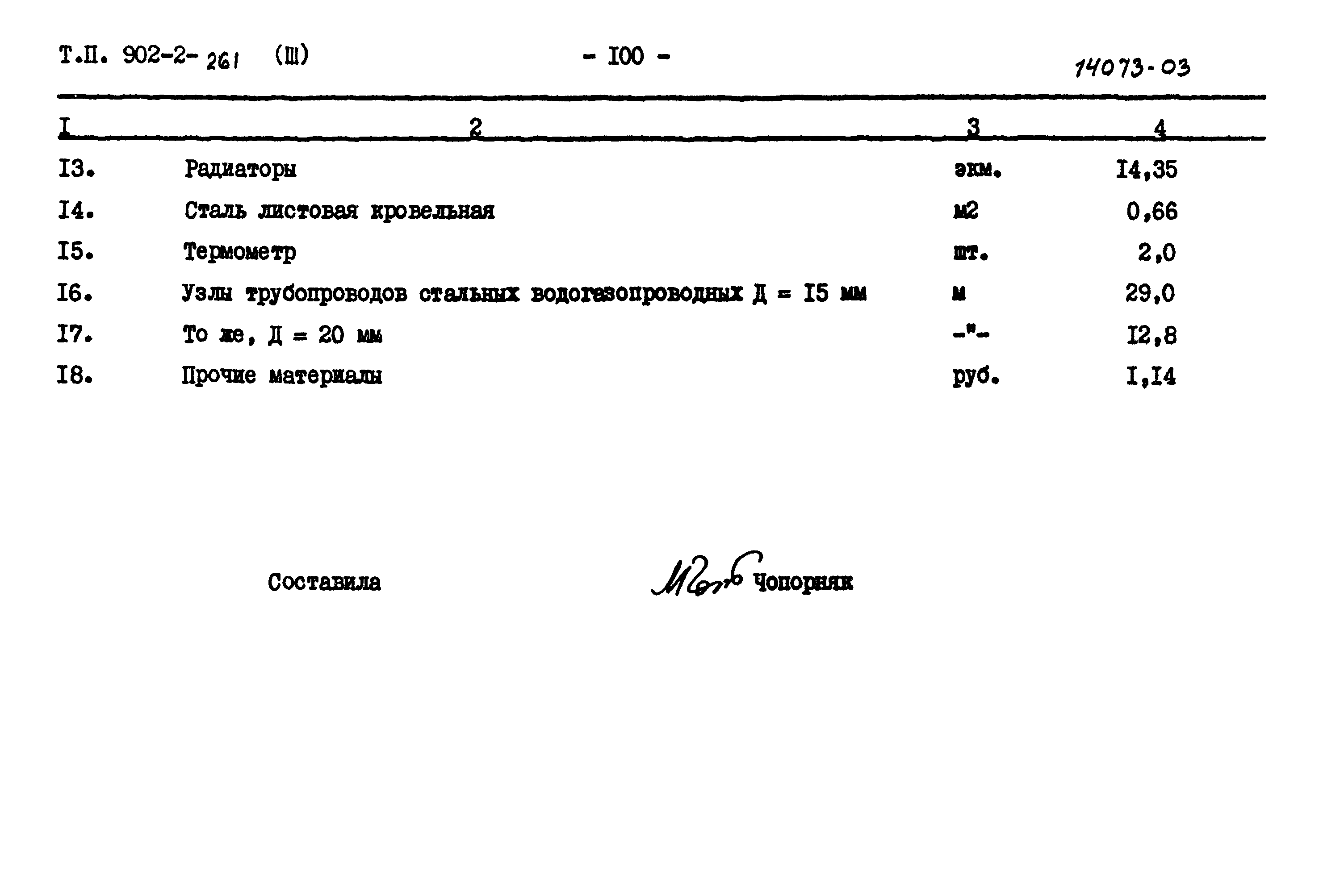 Типовой проект 902-2-261