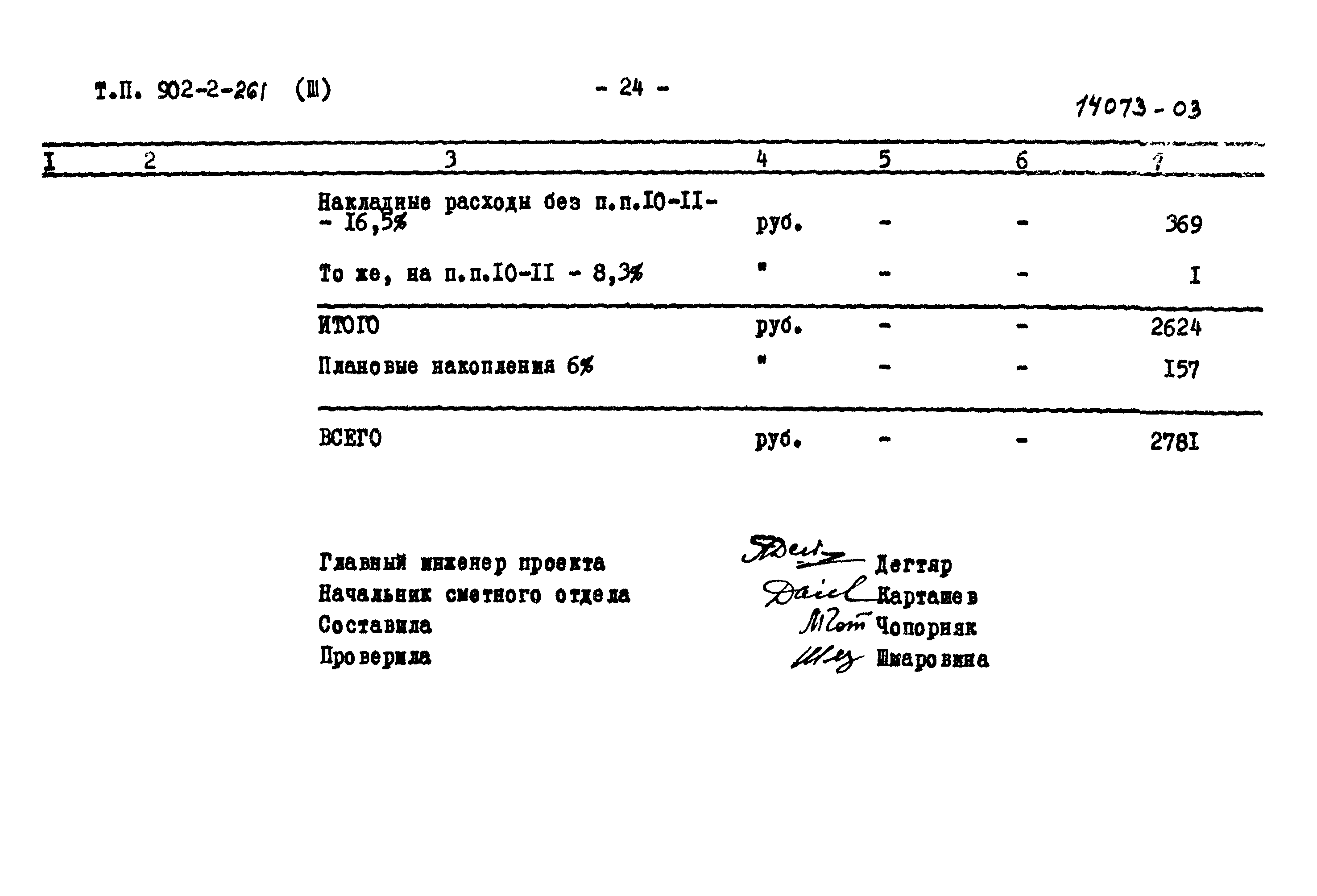 Типовой проект 902-2-261
