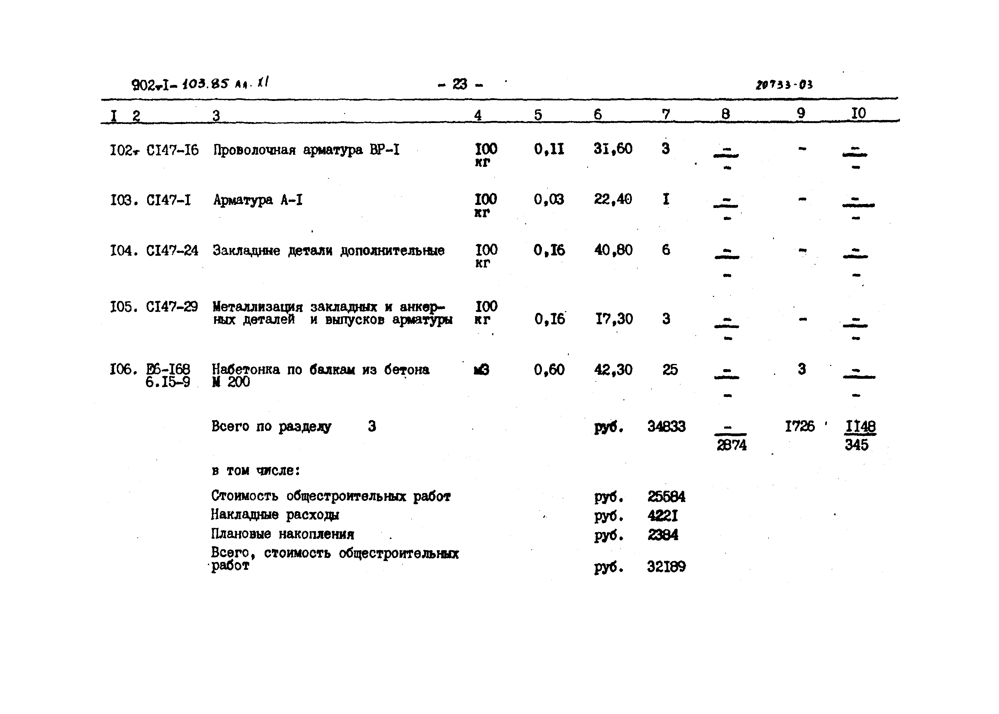 Типовой проект 902-1-103.85