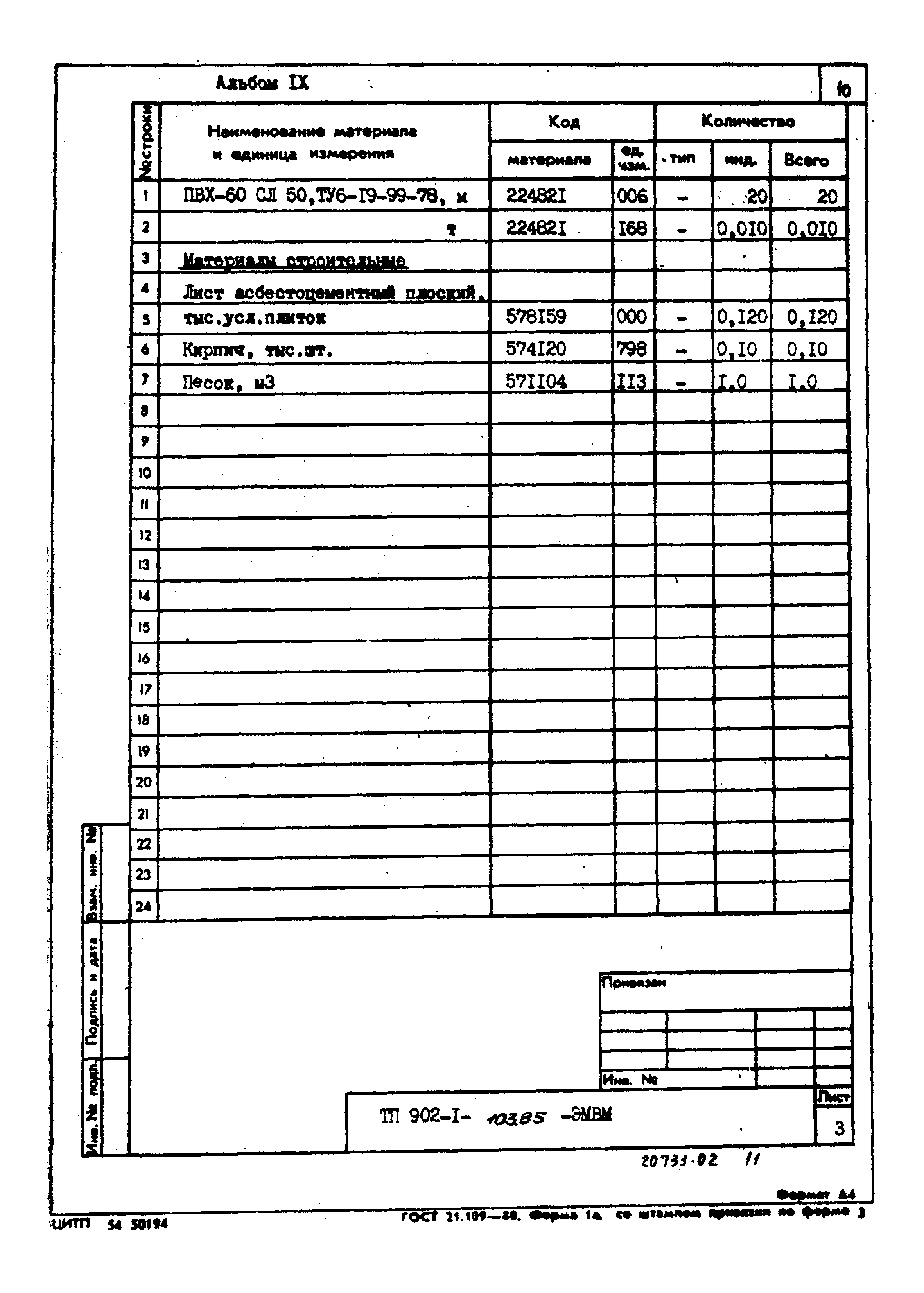 Типовой проект 902-1-103.85
