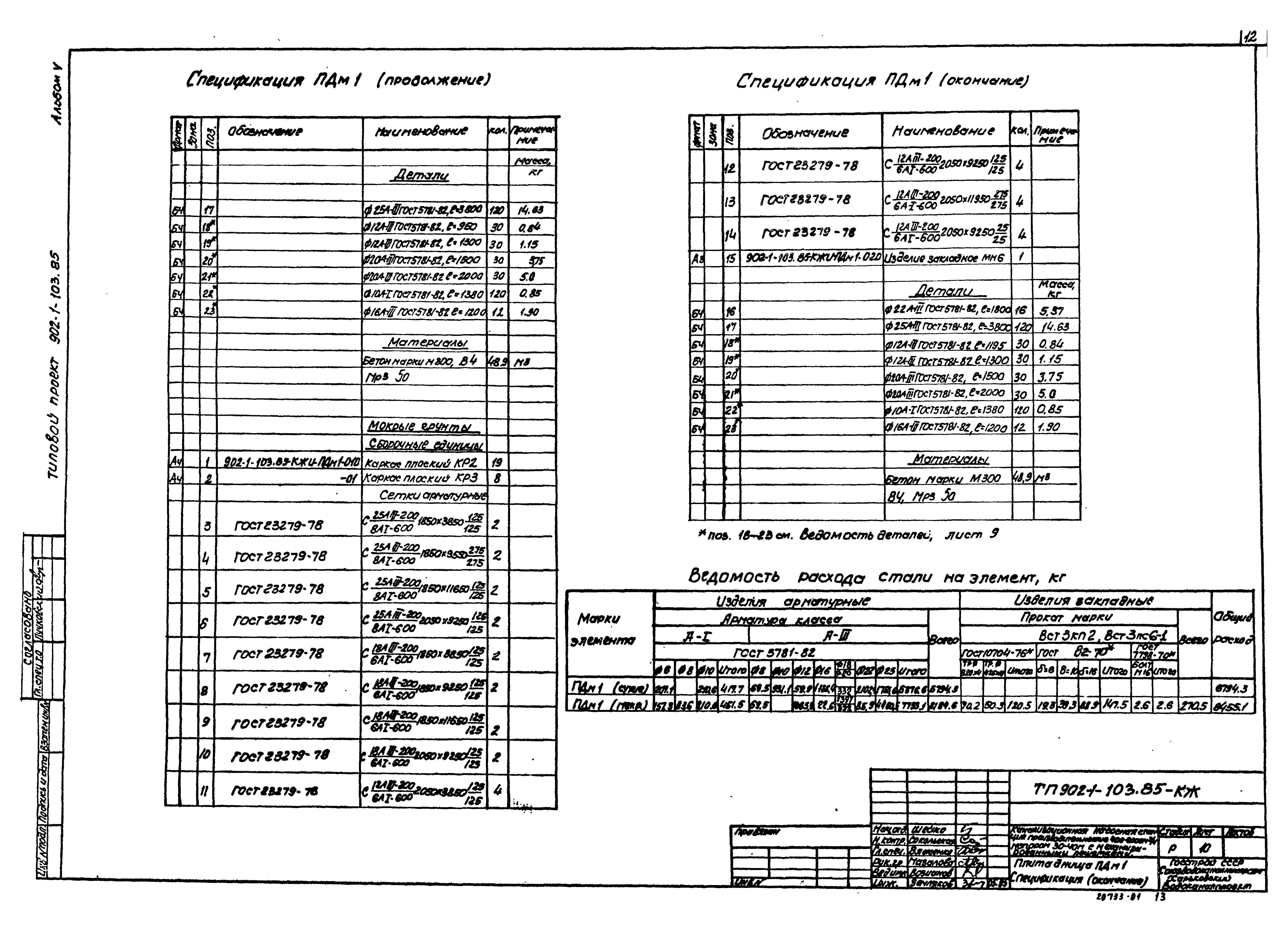 Типовой проект 902-1-103.85