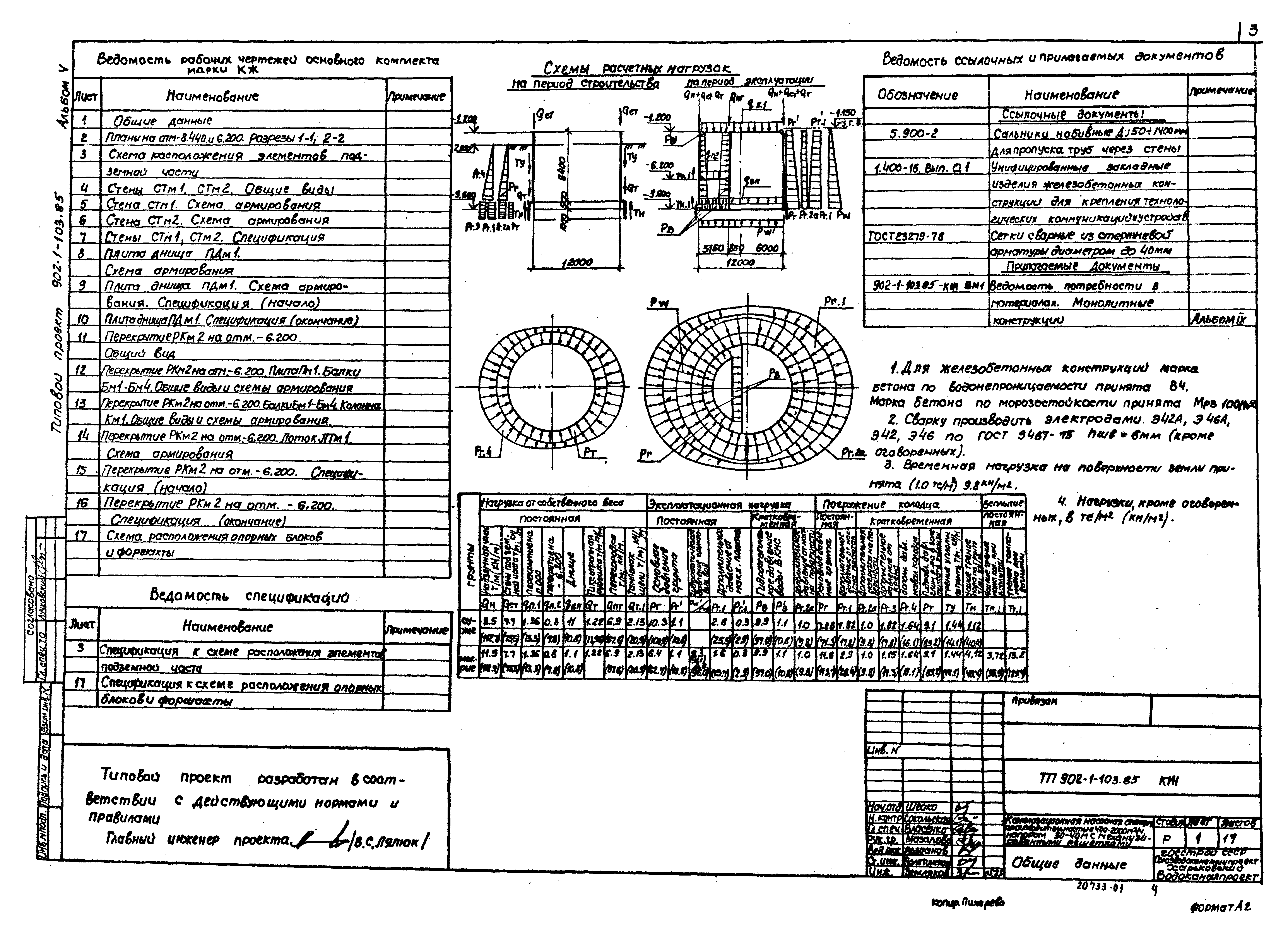 Типовой проект 902-1-103.85
