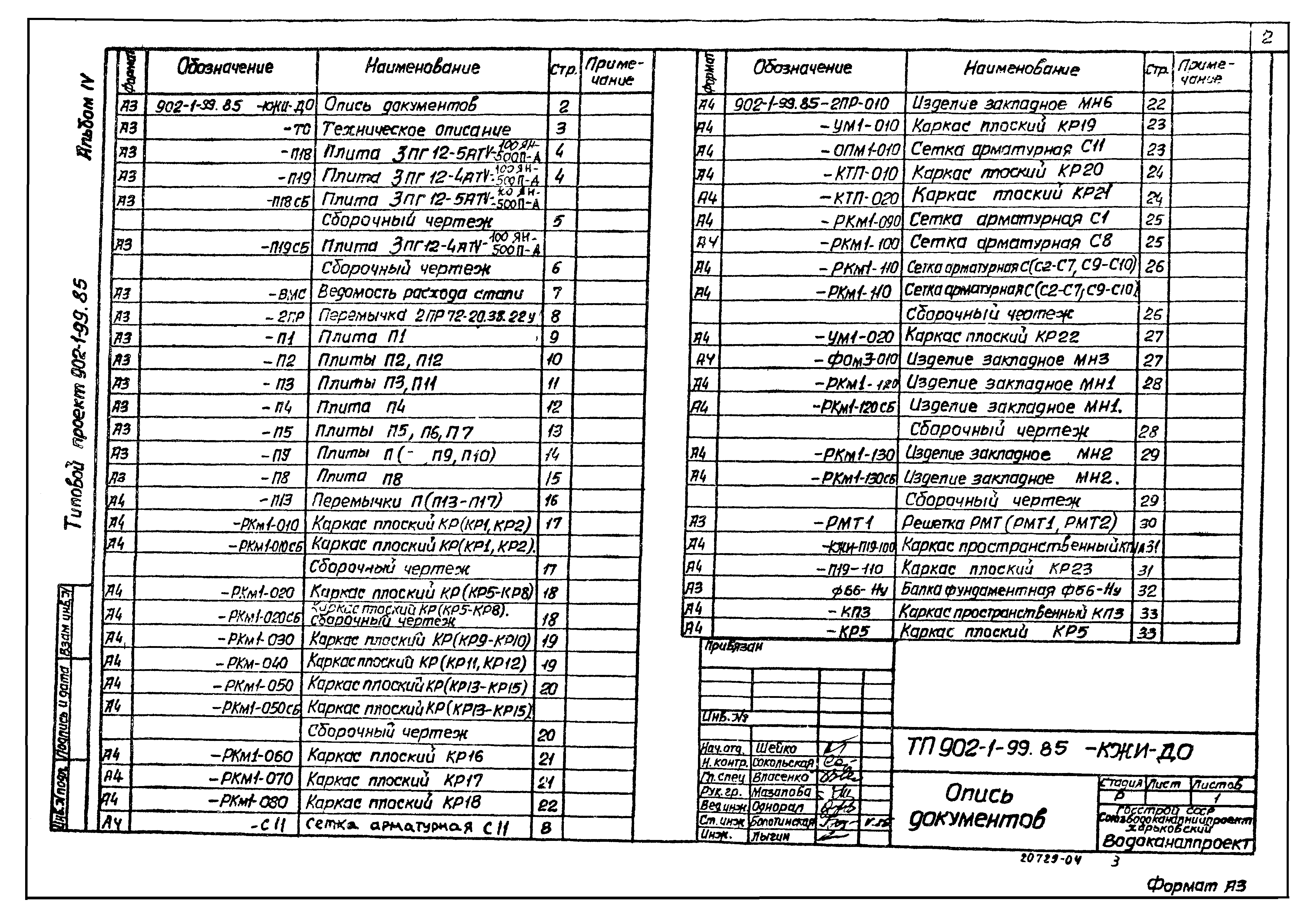 Типовой проект 902-1-103.85