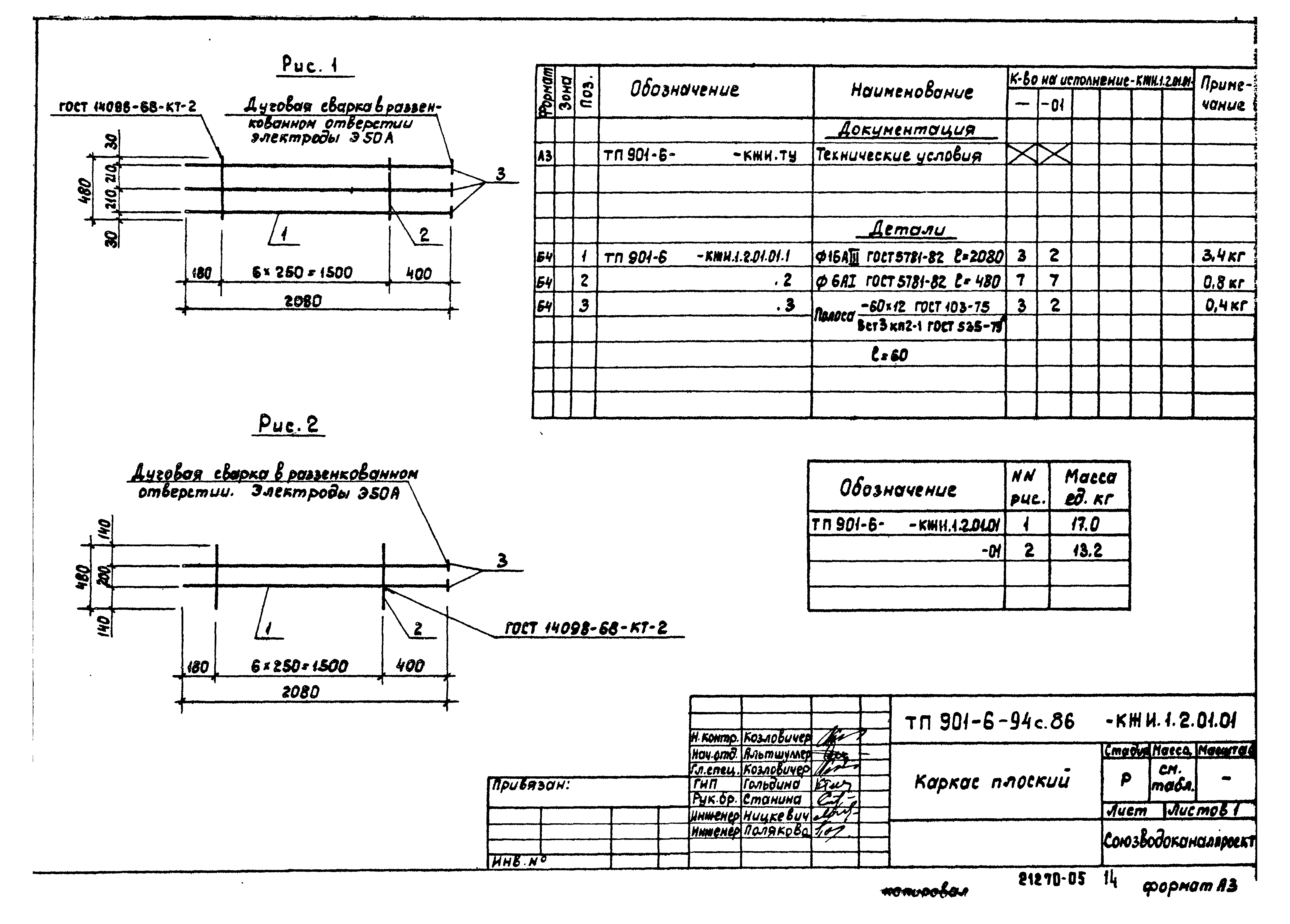 Типовой проект 901-6-94с.86