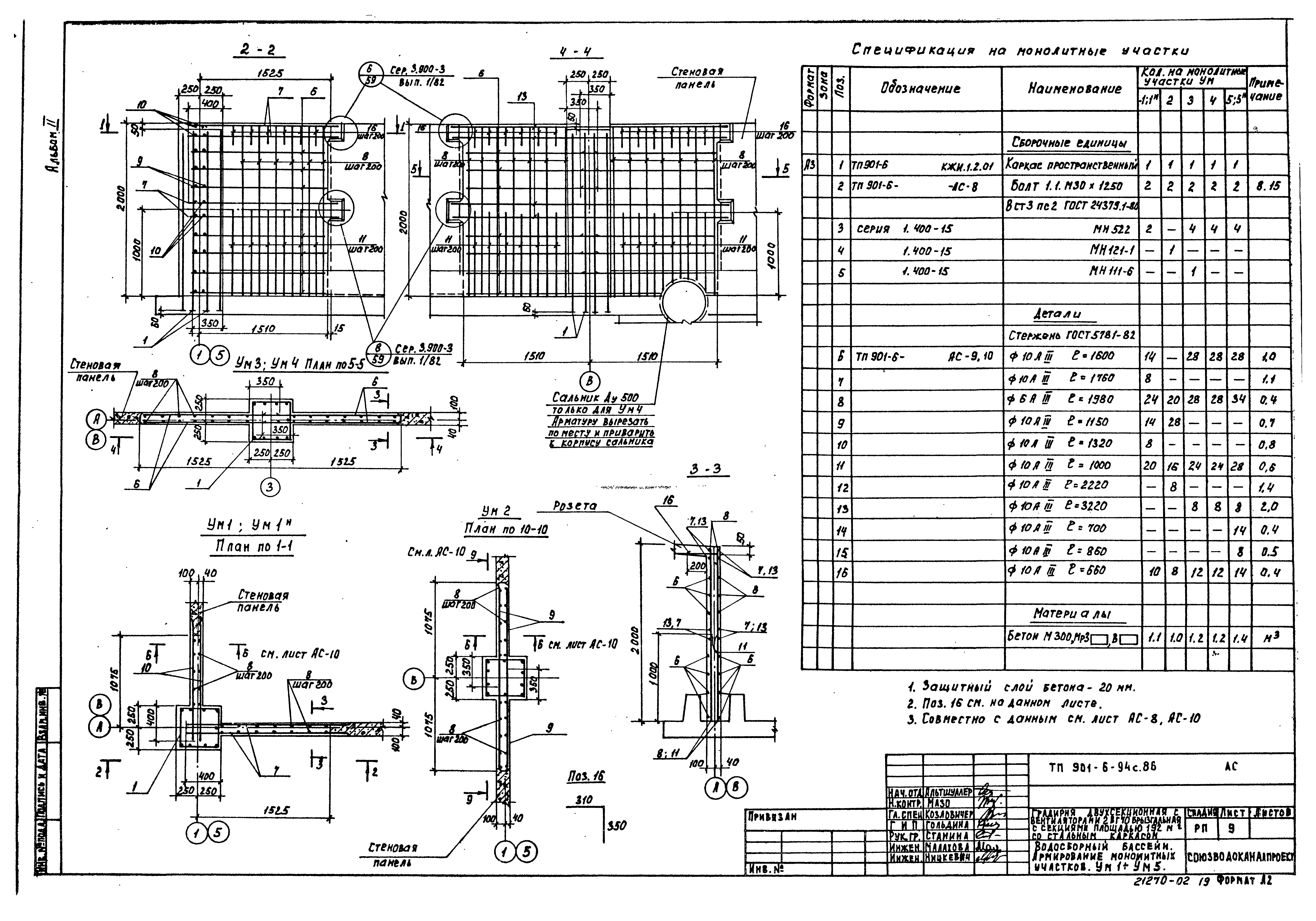 Типовой проект 901-6-94с.86