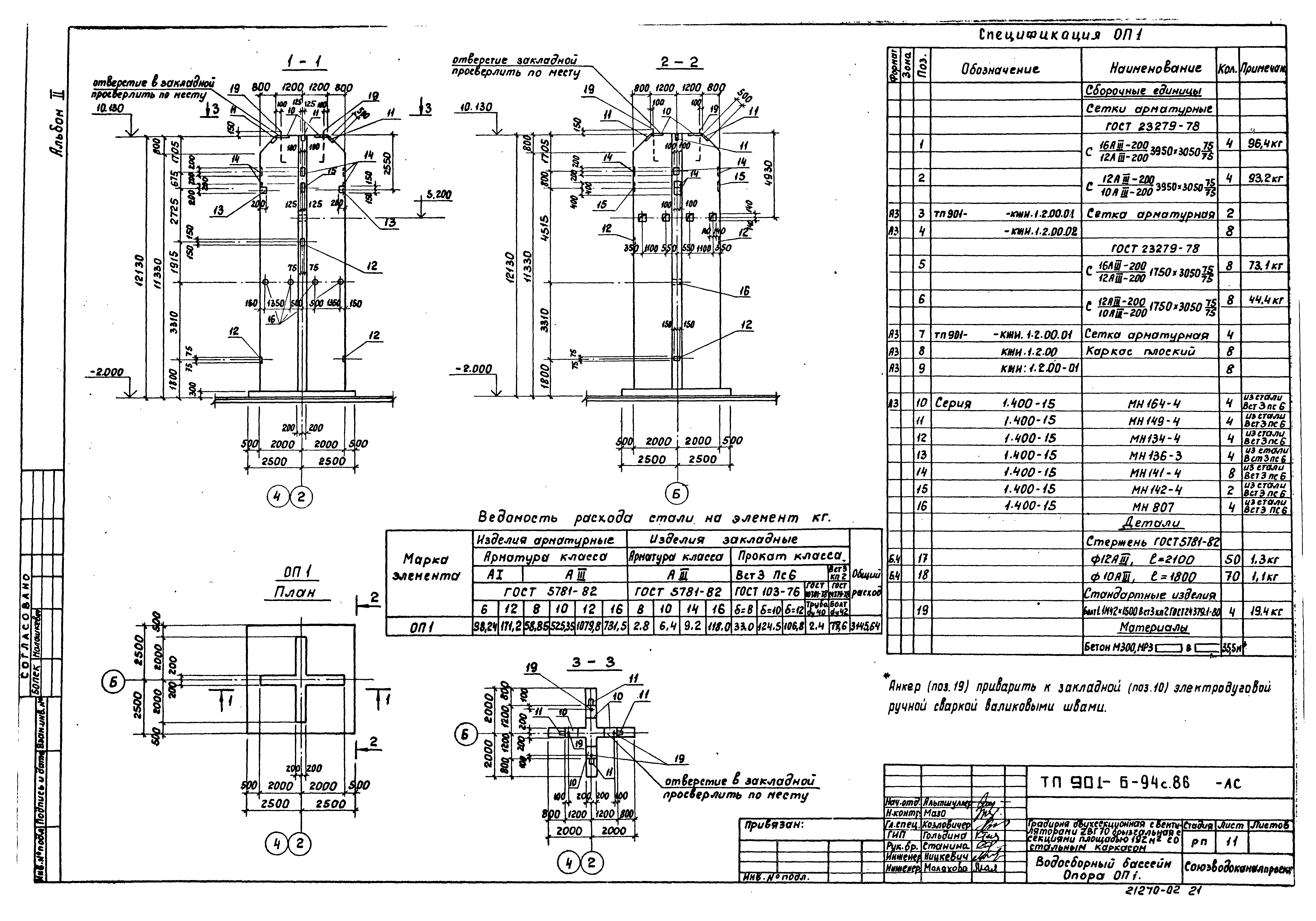 Типовой проект 901-6-94с.86