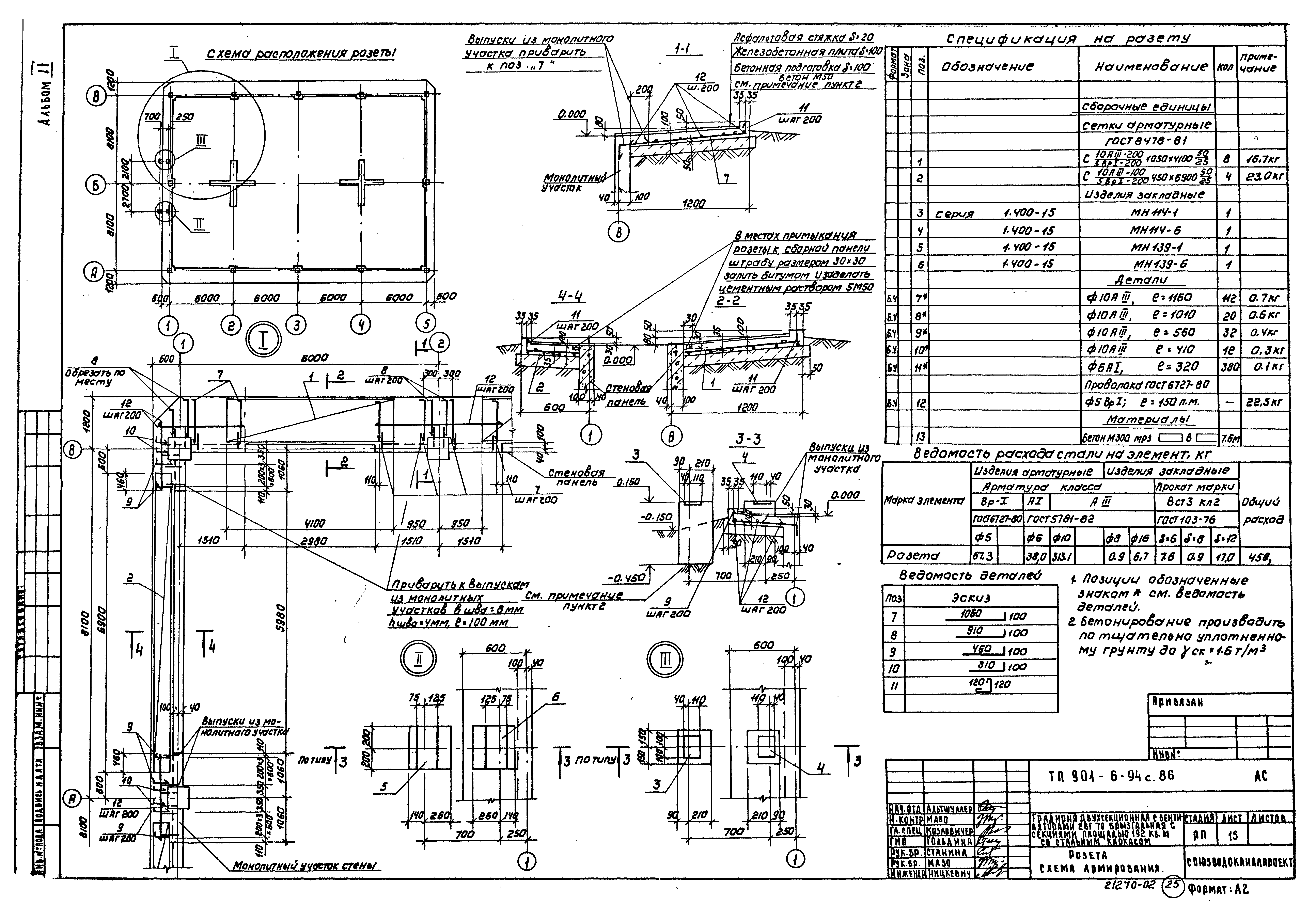 Типовой проект 901-6-94с.86