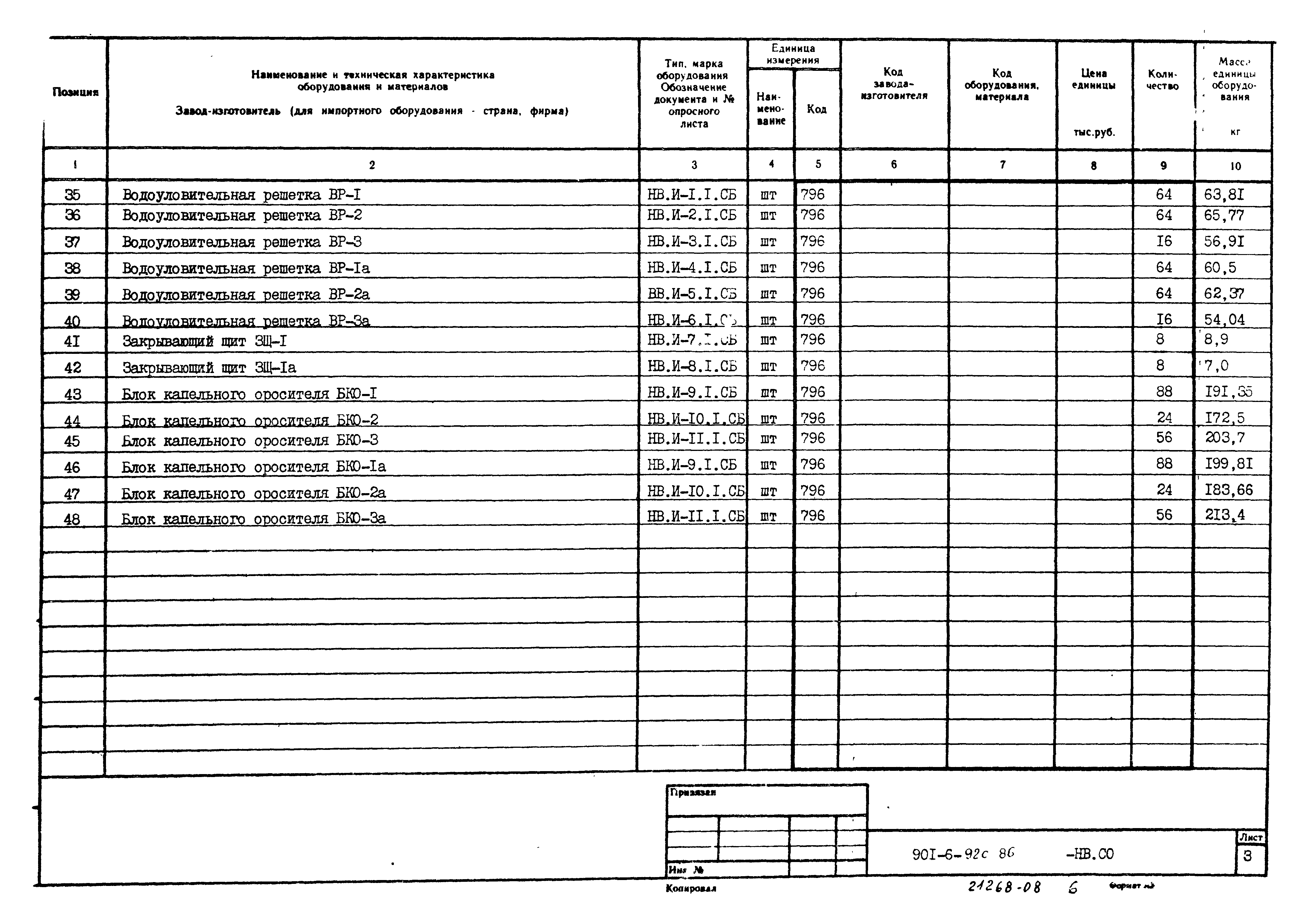 Типовой проект 901-6-92с.86