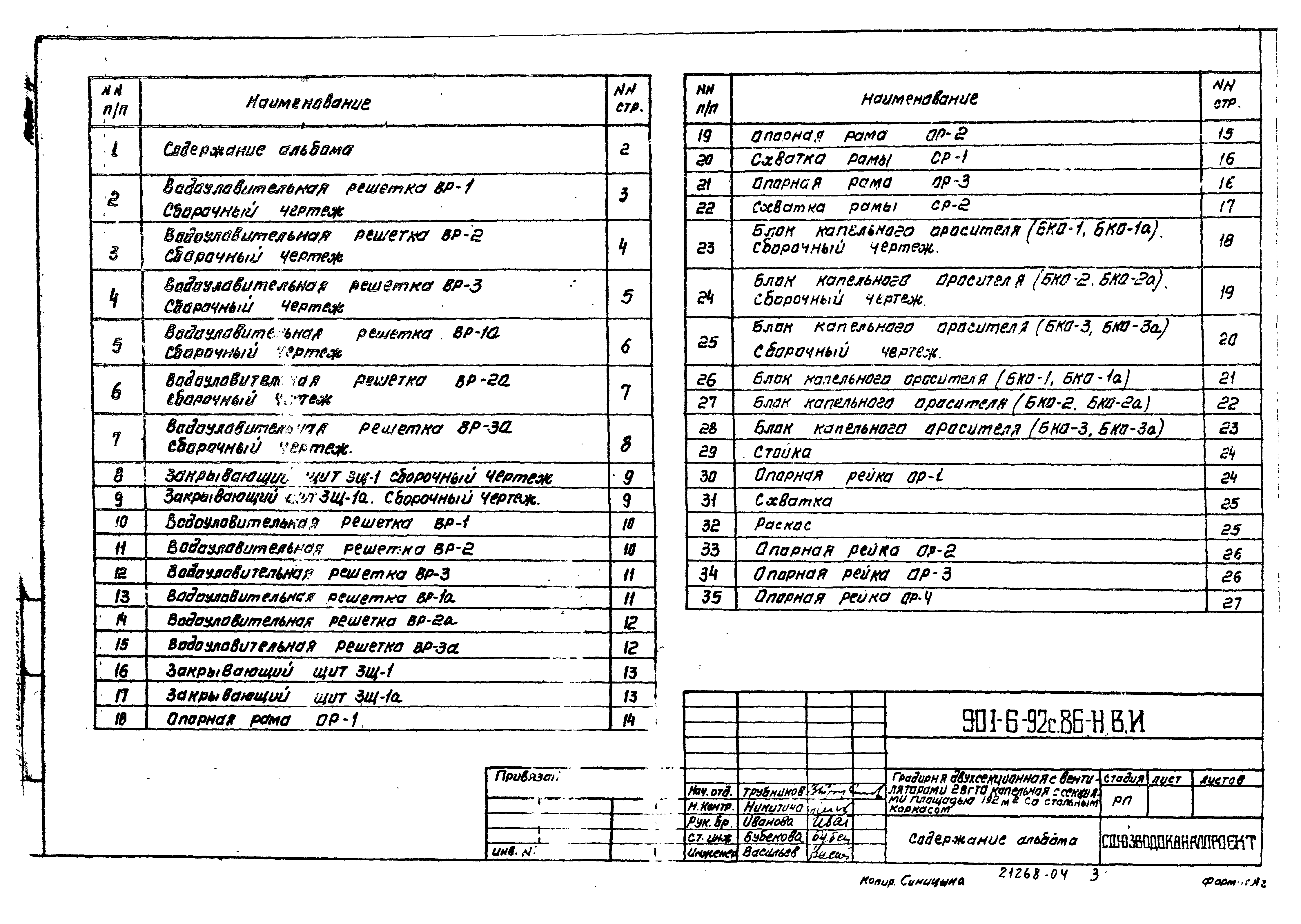 Типовой проект 901-6-92с.86