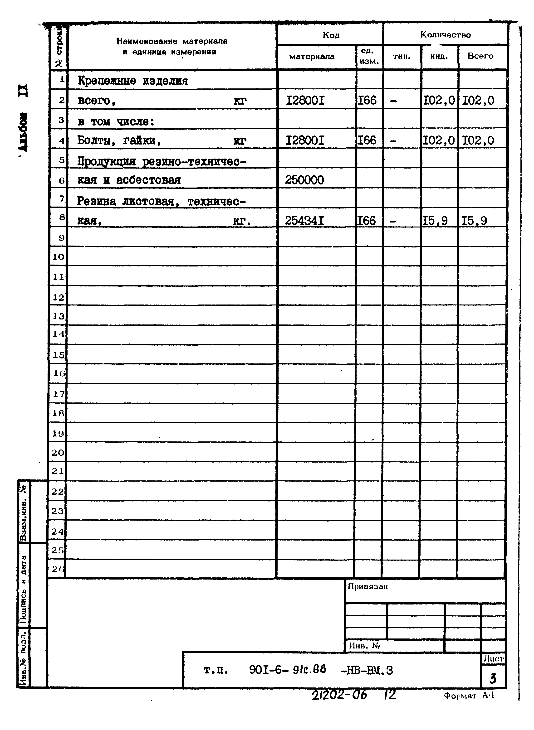 Типовой проект 901-6-91с.86