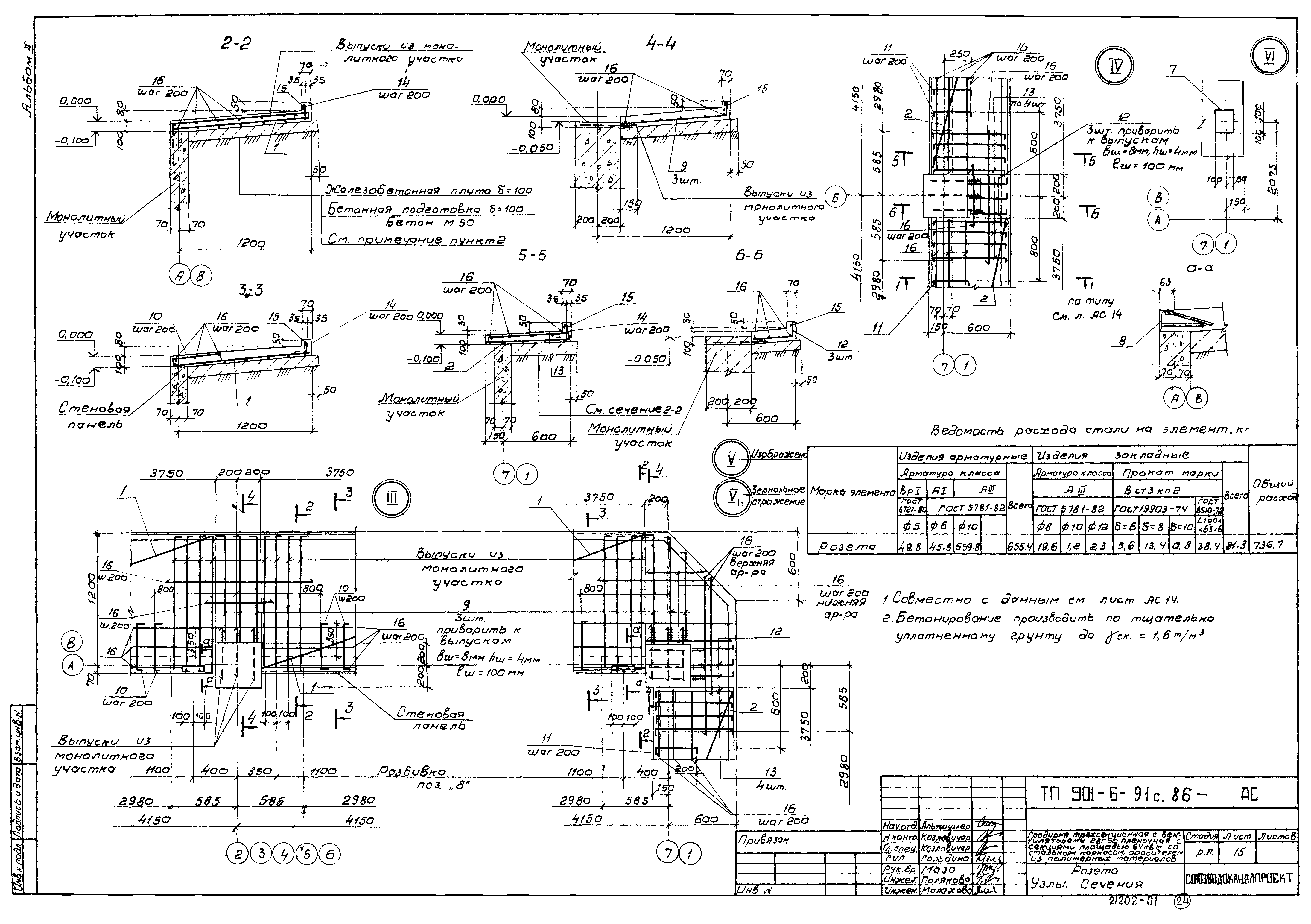 Типовой проект 901-6-91с.86