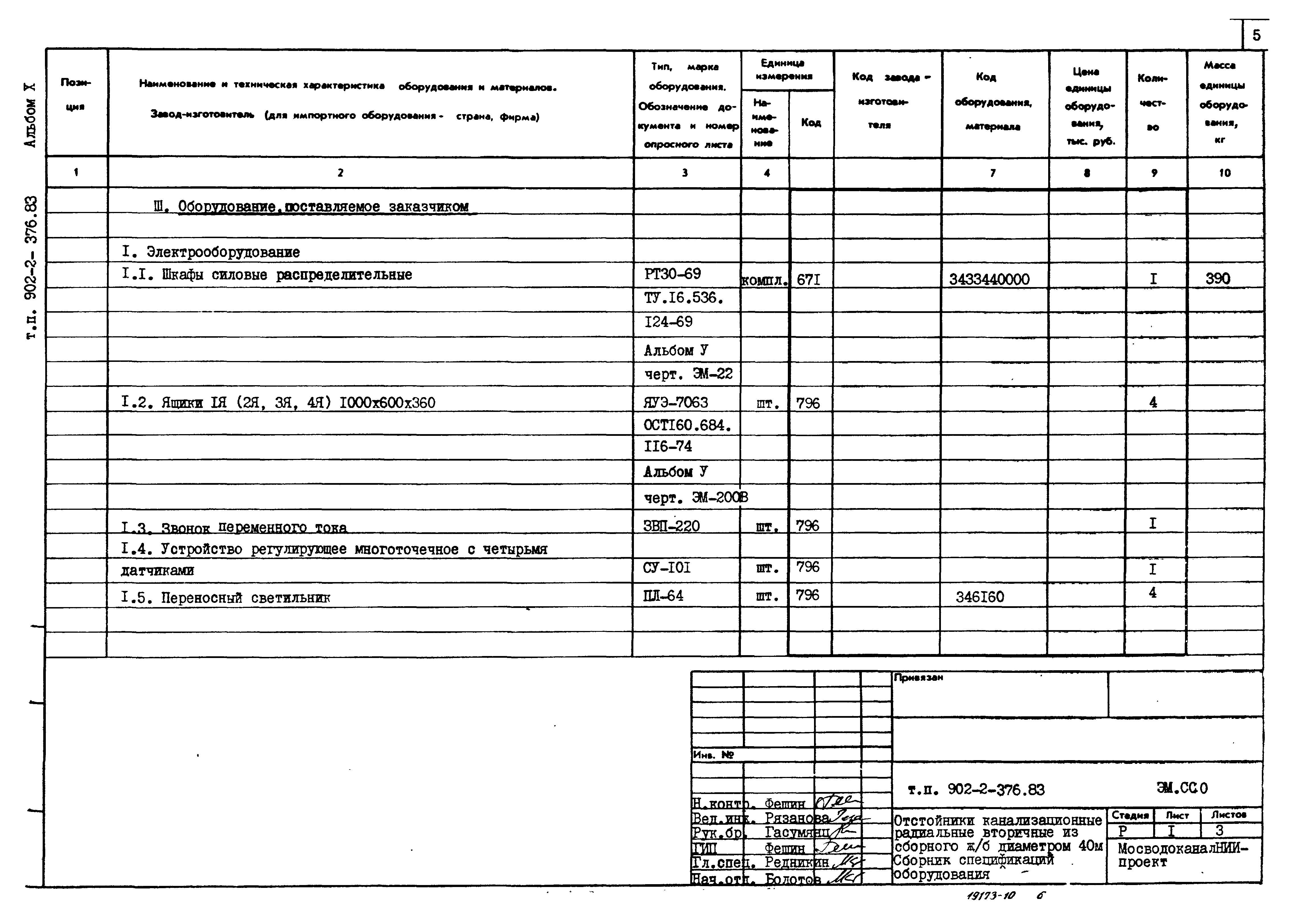 Типовой проект 902-2-376.83