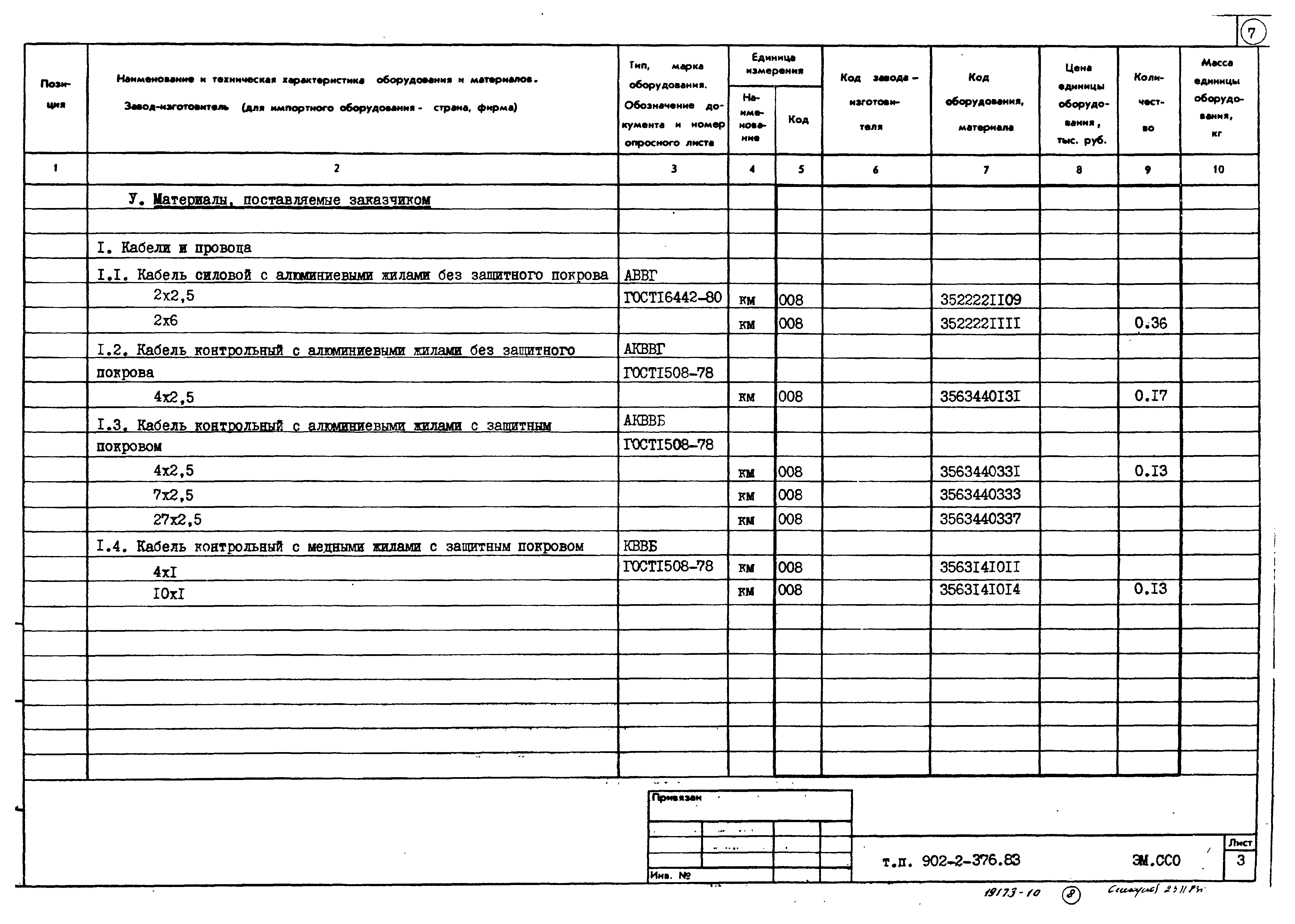 Типовой проект 902-2-376.83