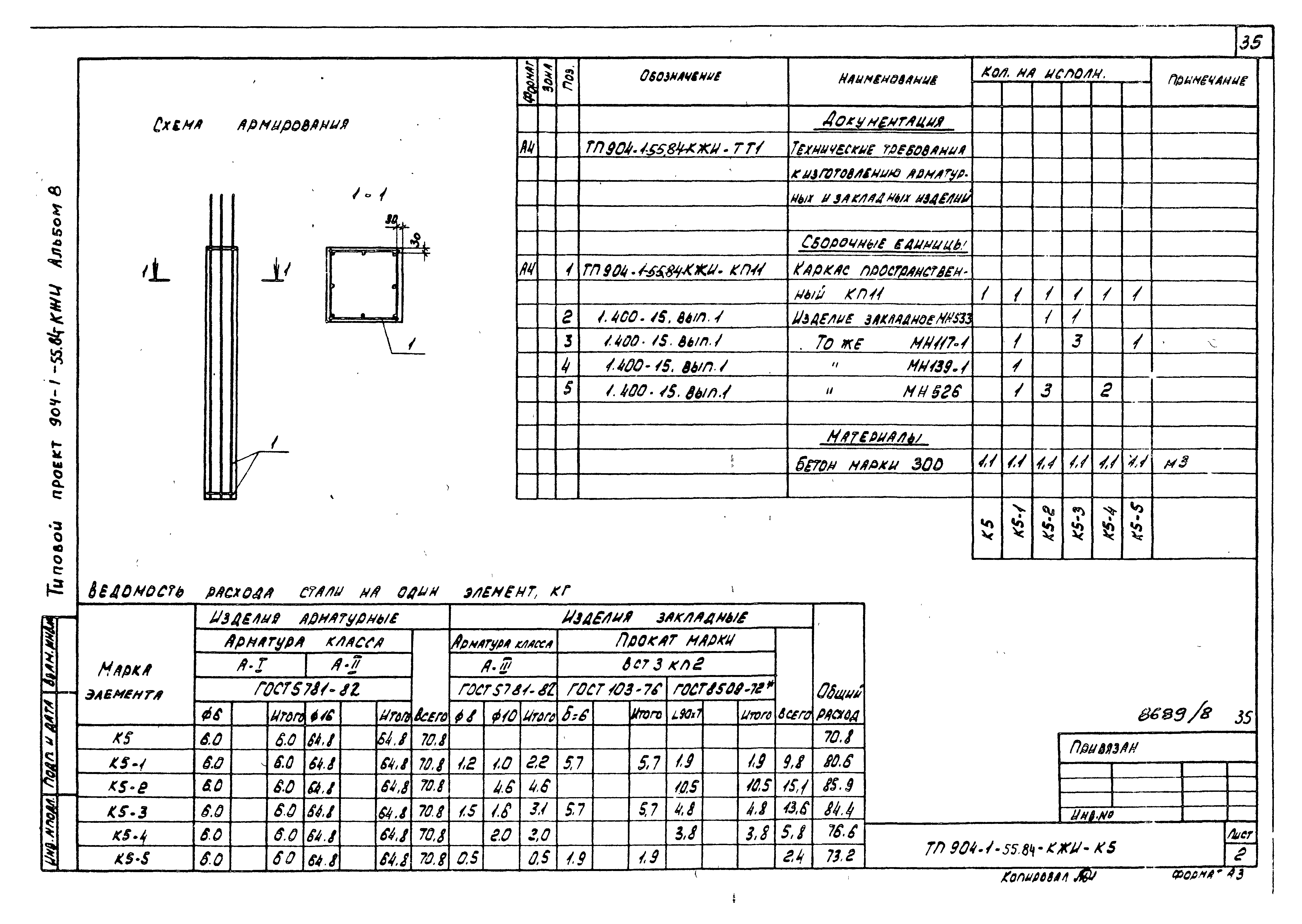 Типовой проект 904-1-55.84