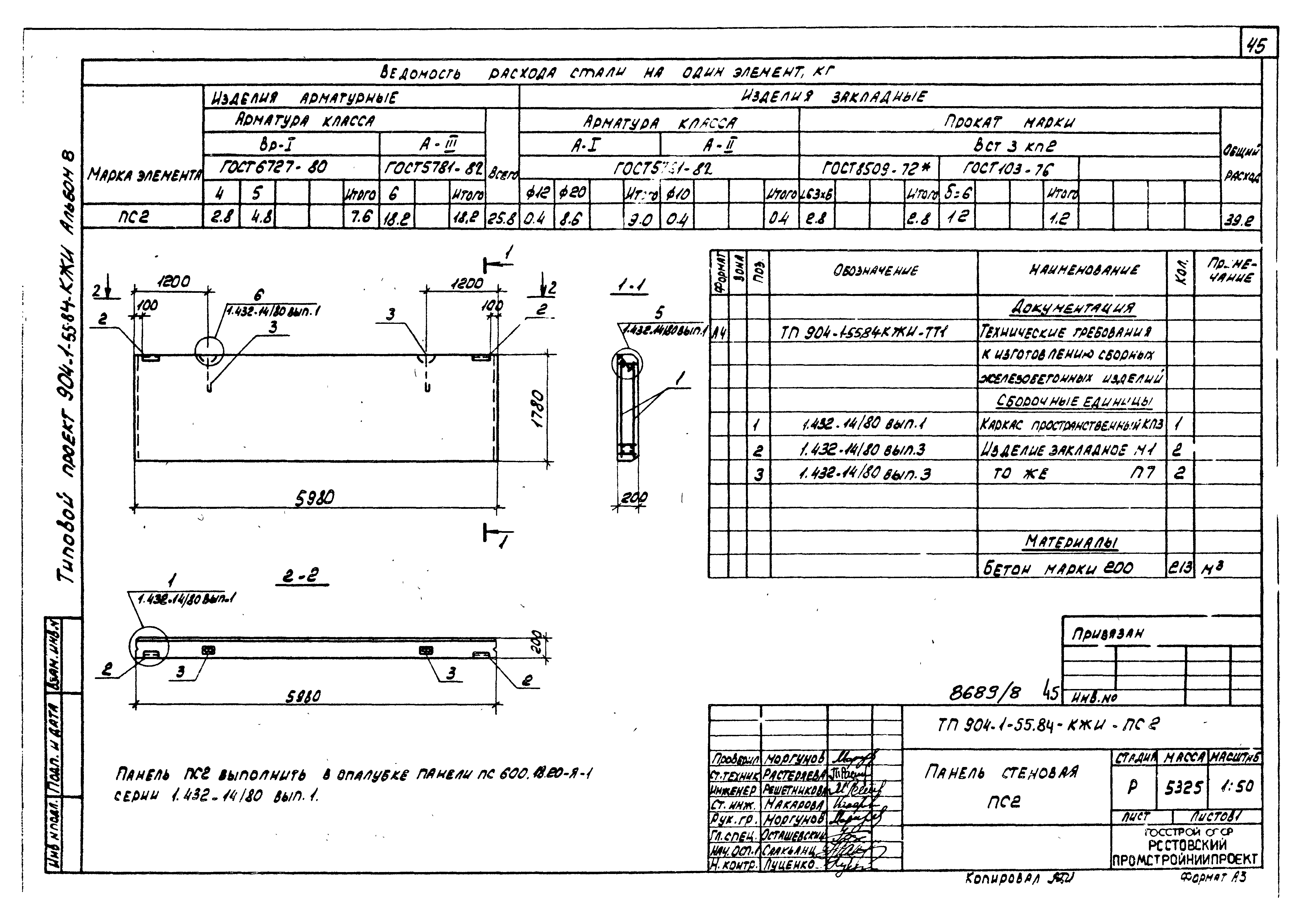 Типовой проект 904-1-55.84