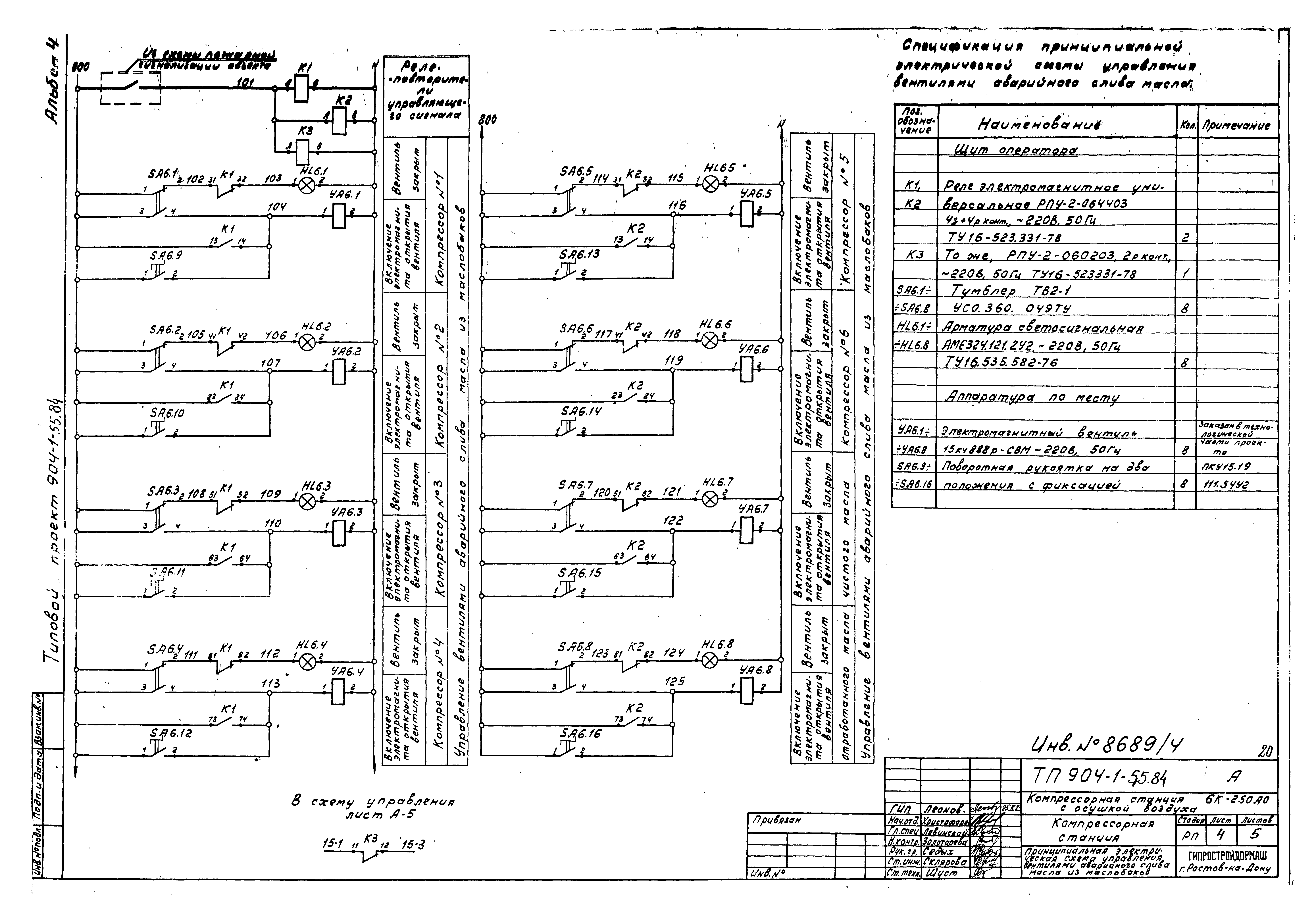 Типовой проект 904-1-55.84