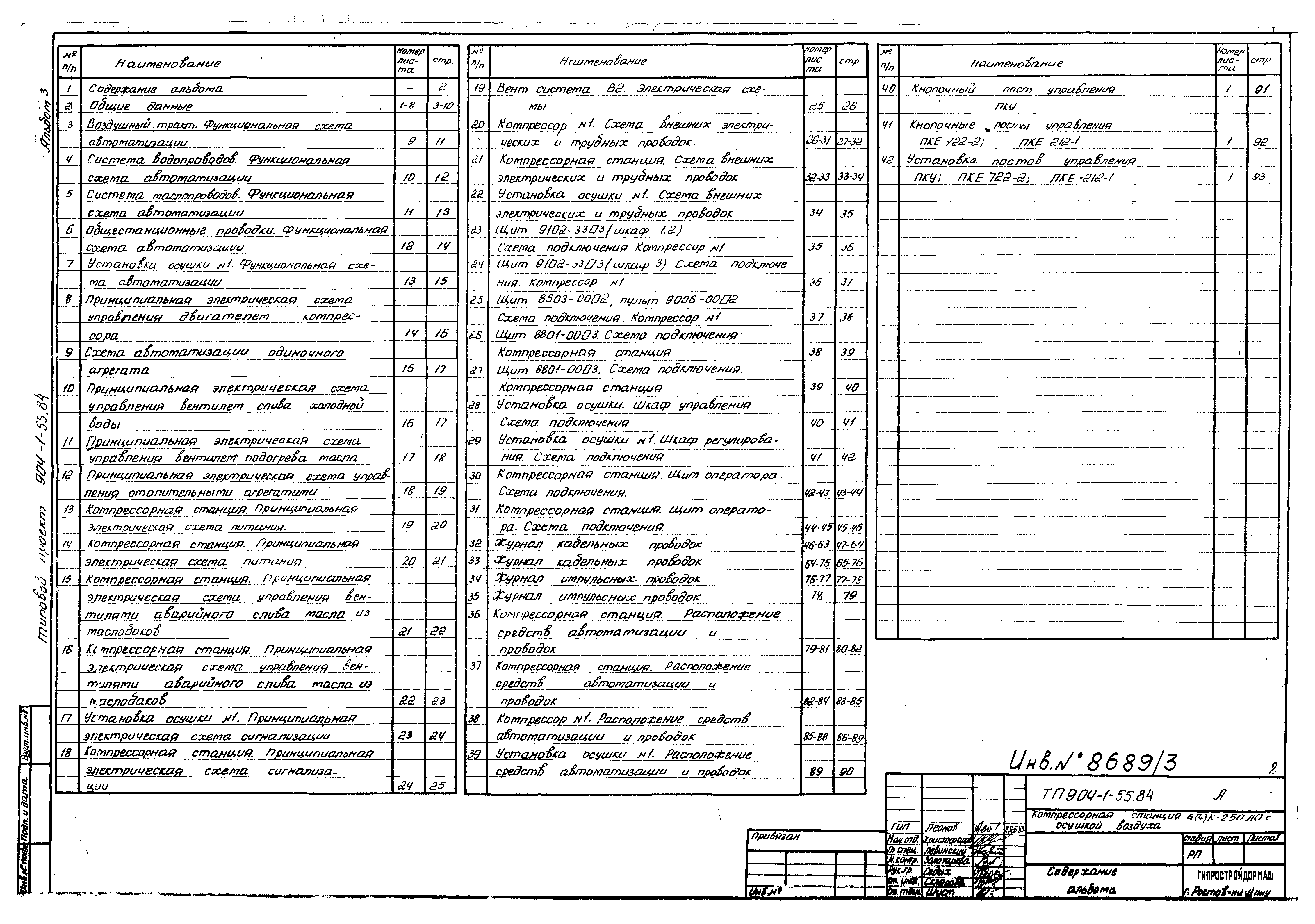 Типовой проект 904-1-55.84