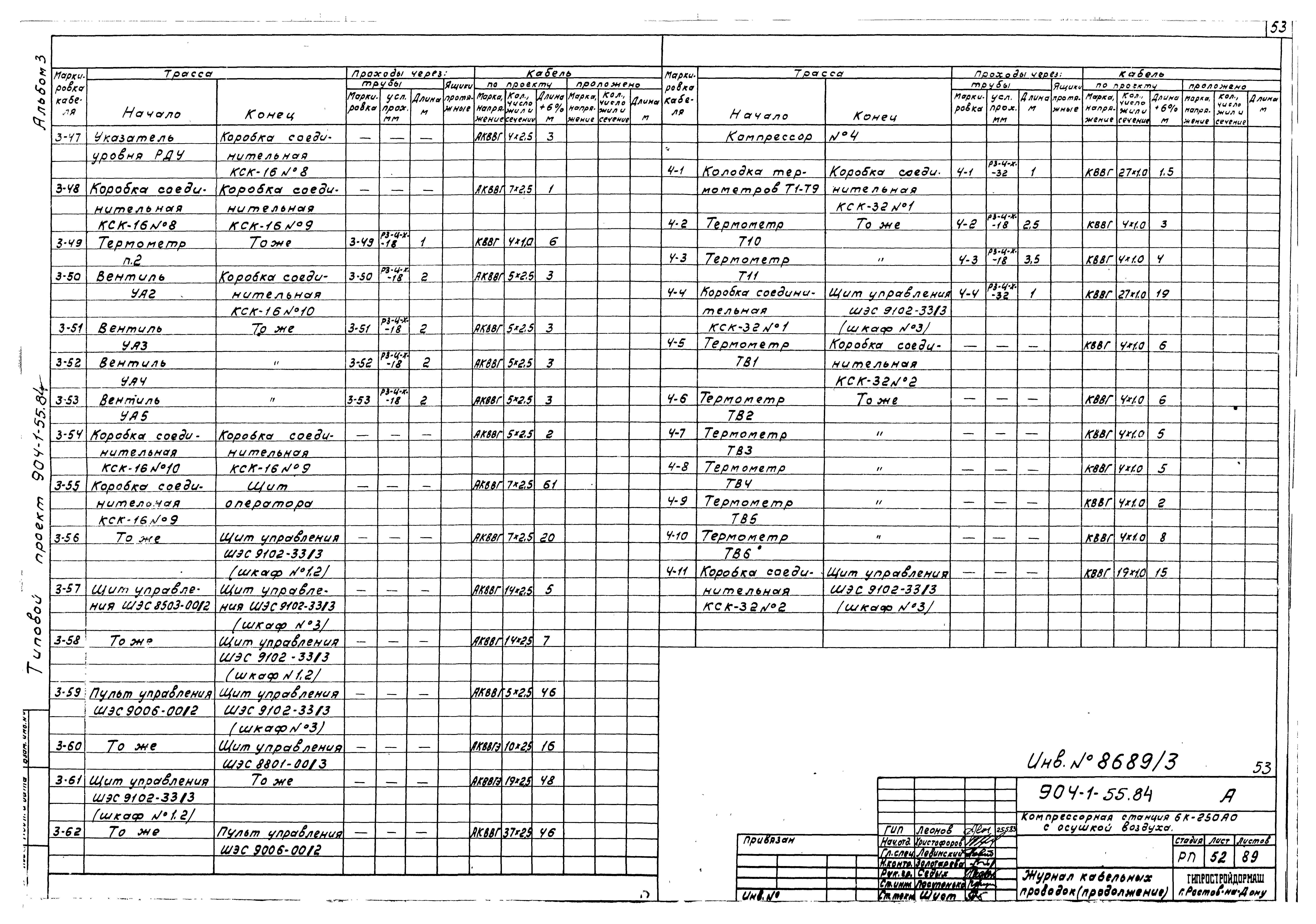 Типовой проект 904-1-55.84