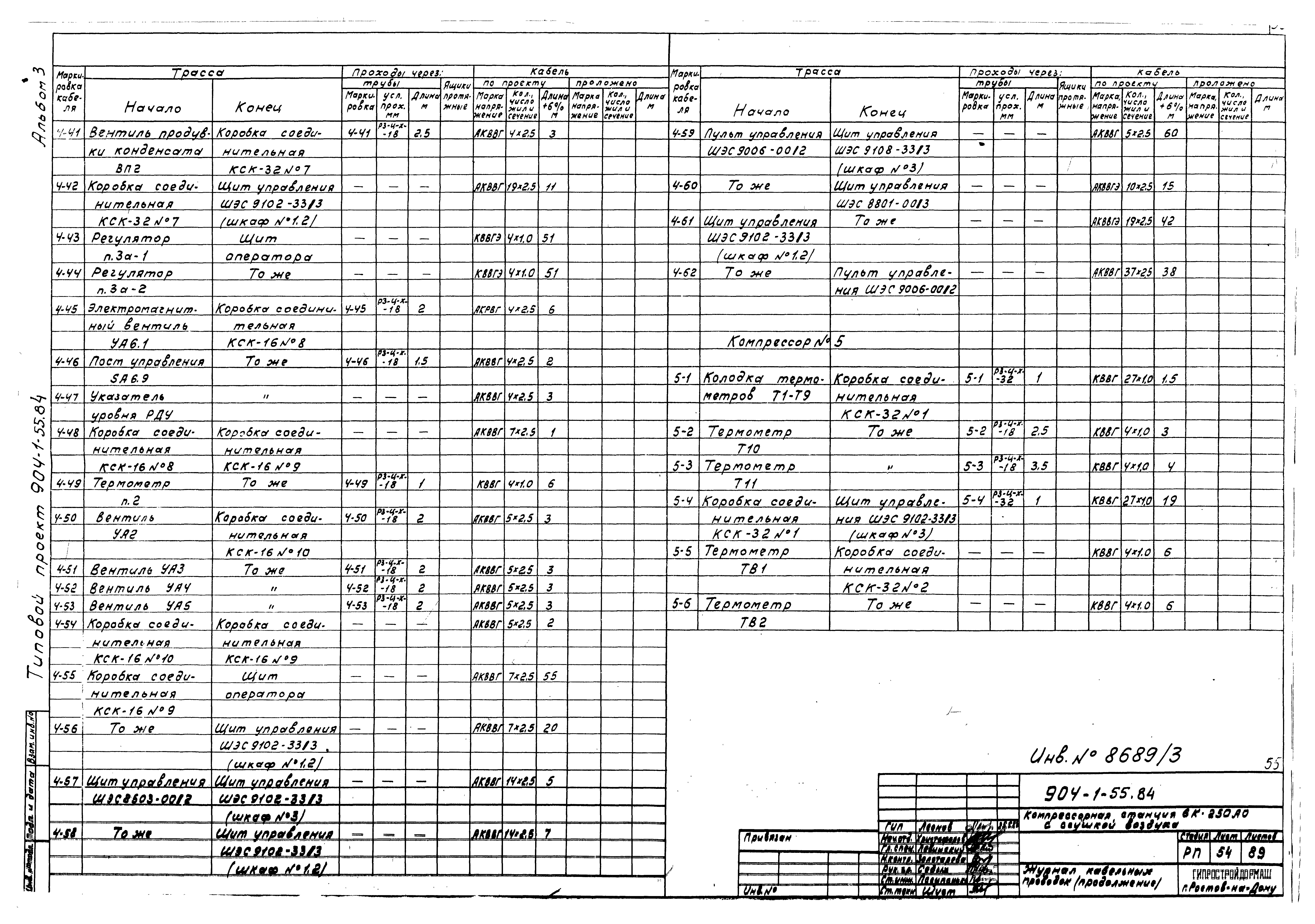 Типовой проект 904-1-55.84