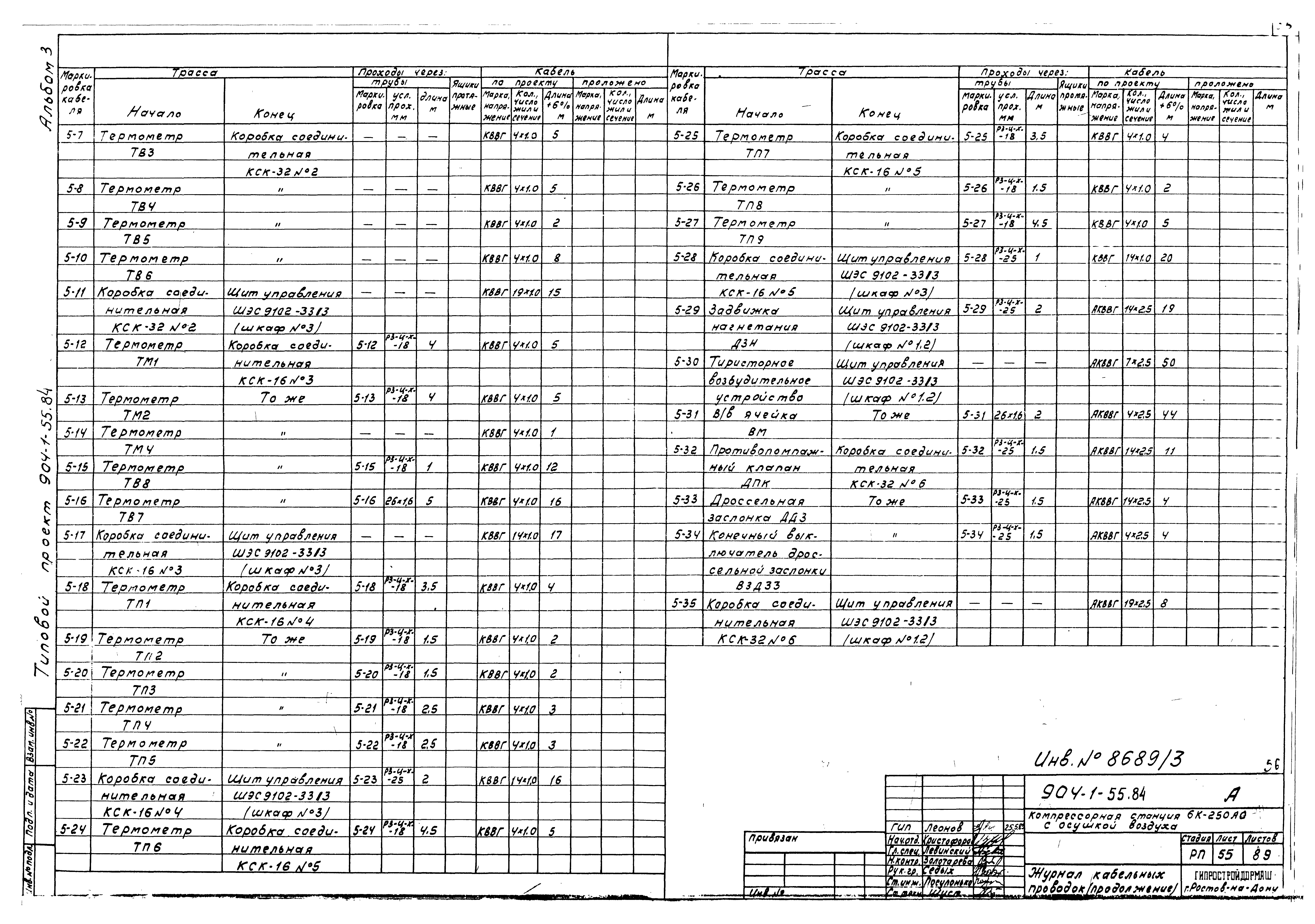 Типовой проект 904-1-55.84