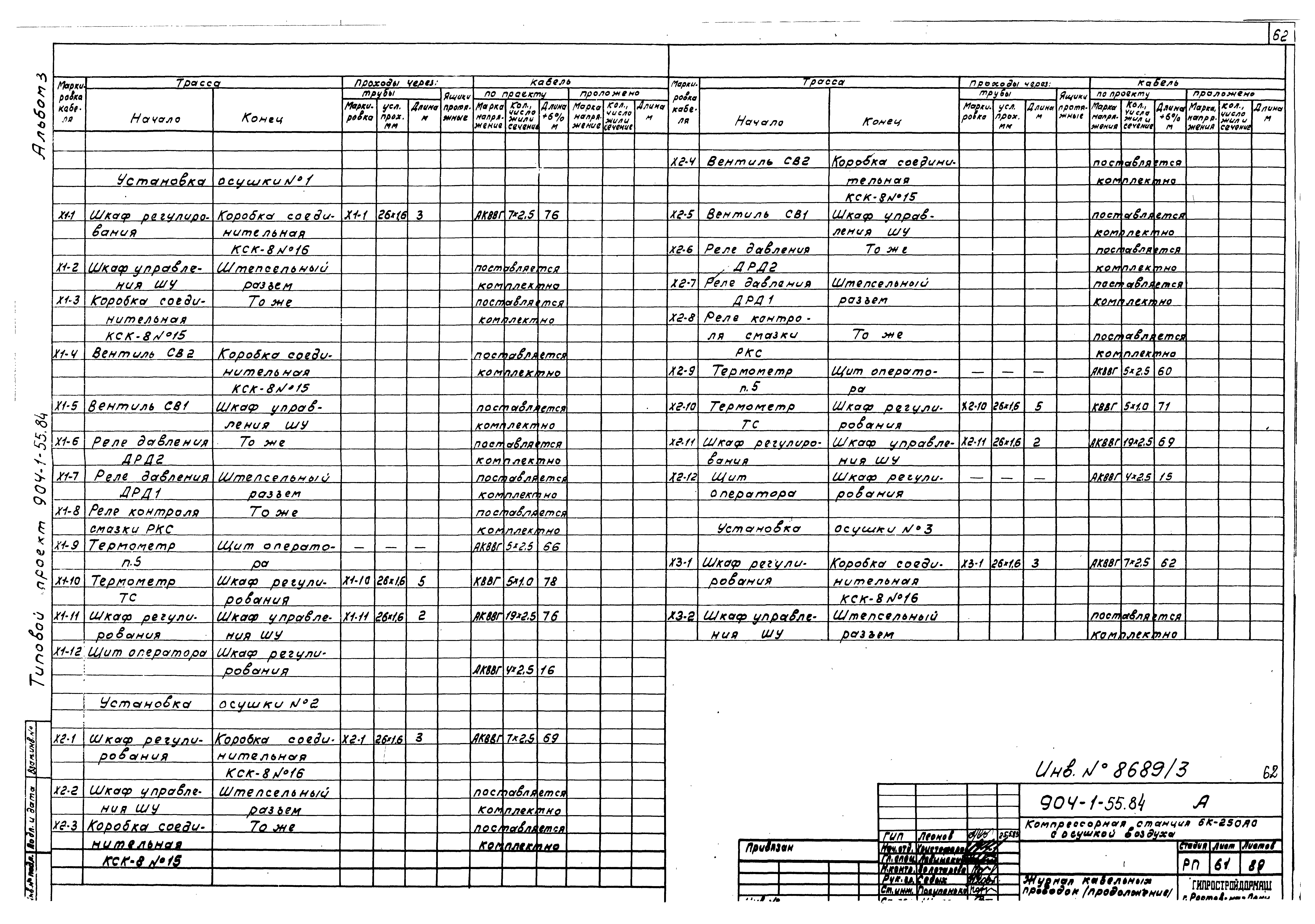 Типовой проект 904-1-55.84