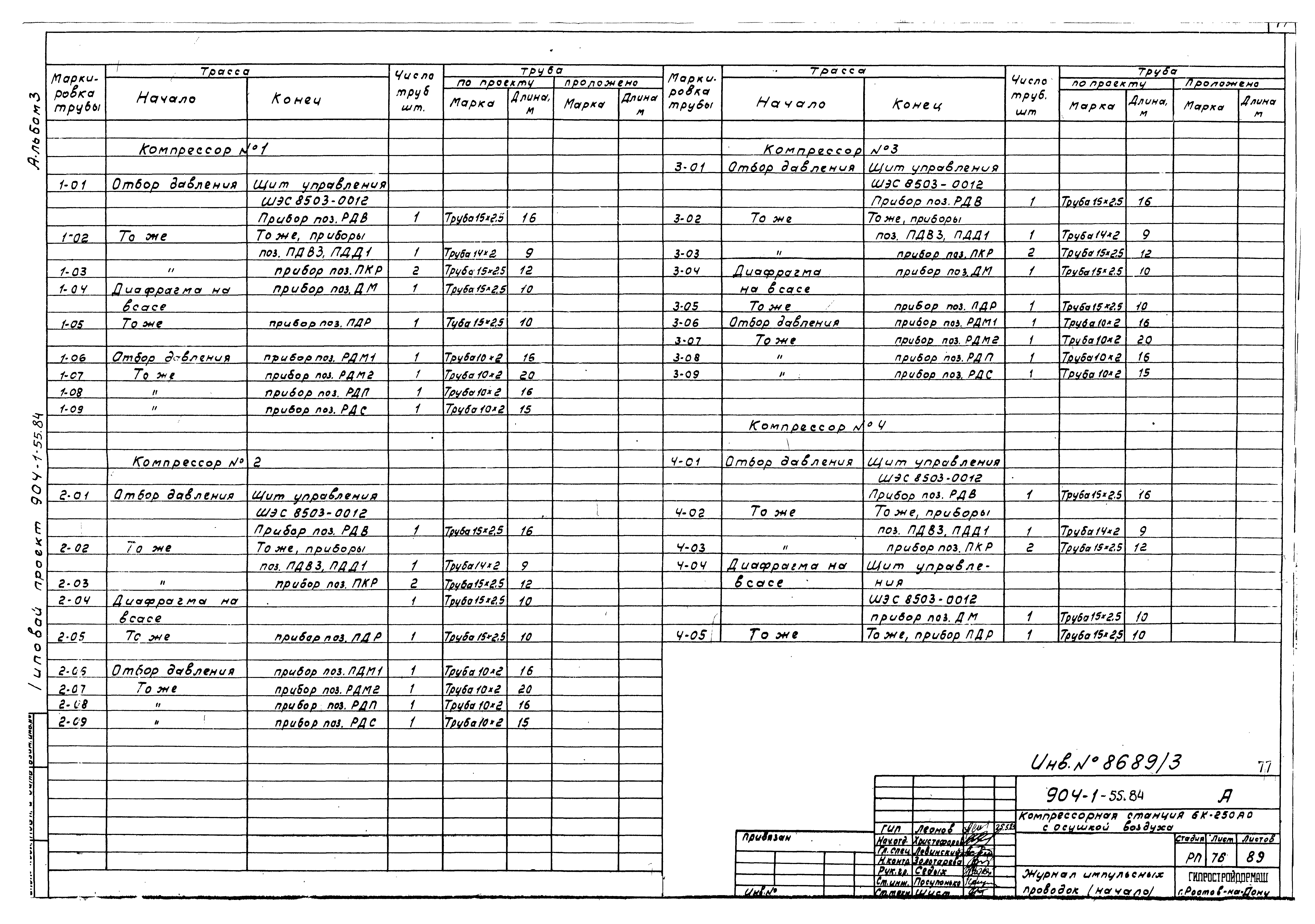 Типовой проект 904-1-55.84