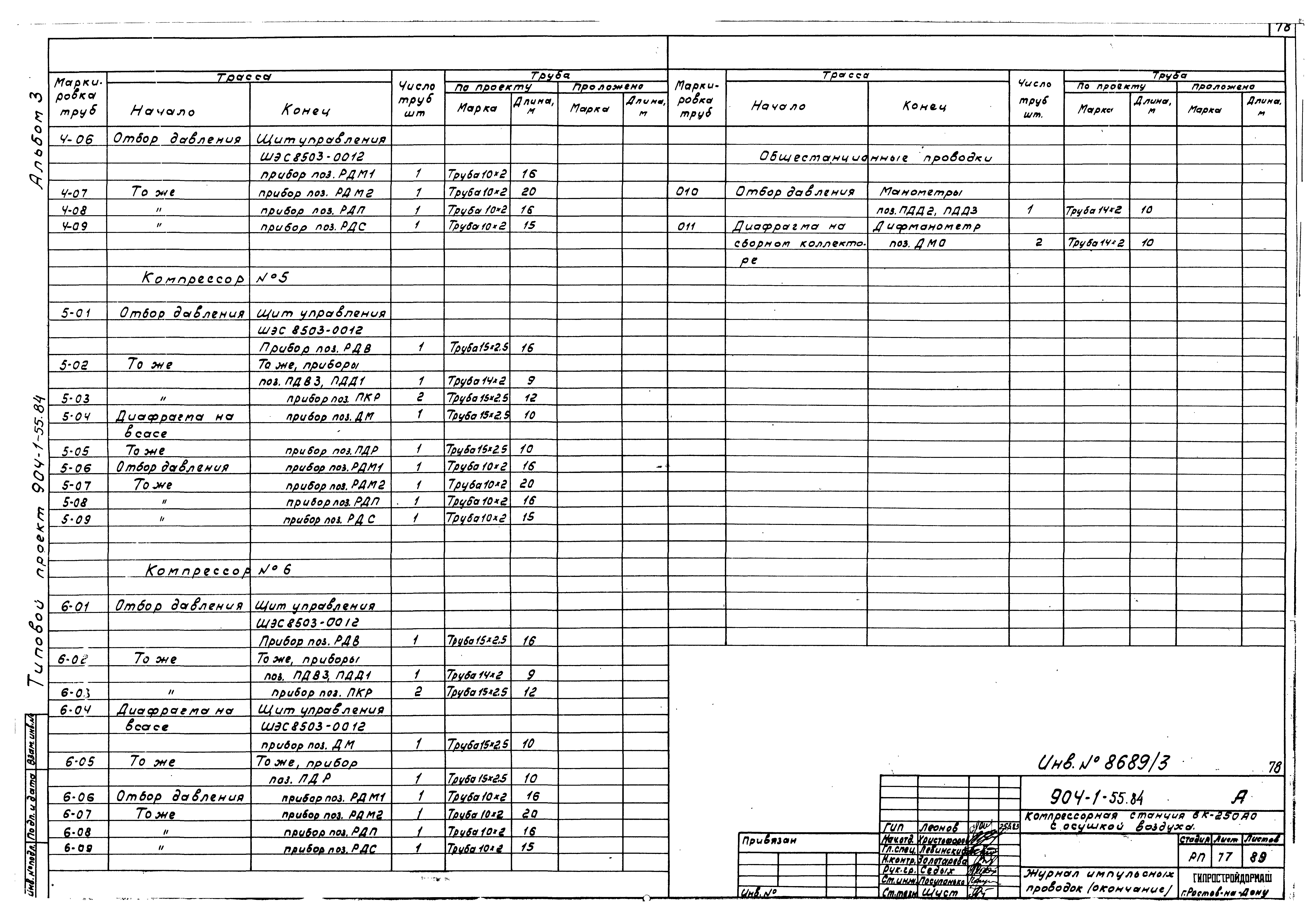 Типовой проект 904-1-55.84