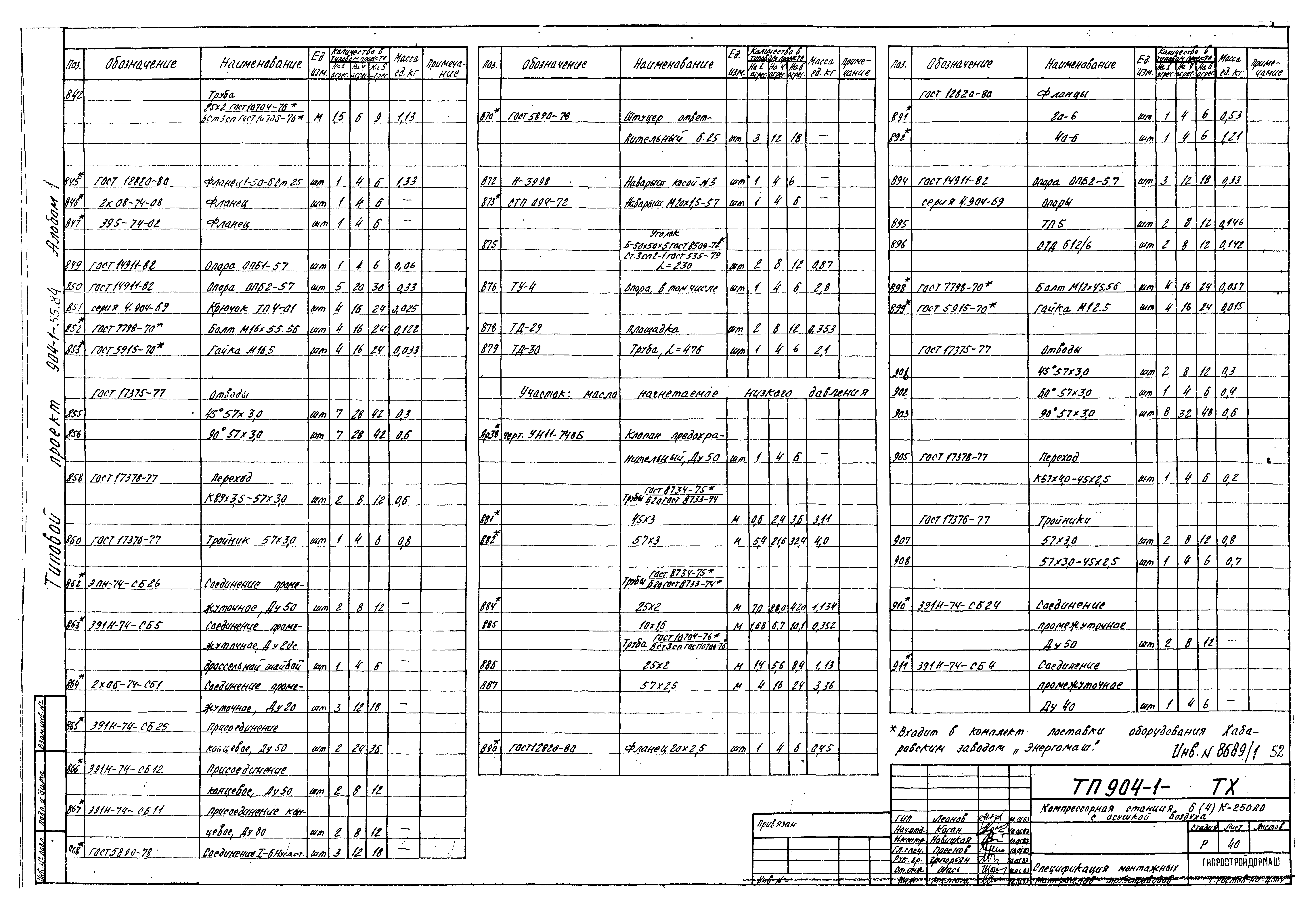 Типовой проект 904-1-55.84
