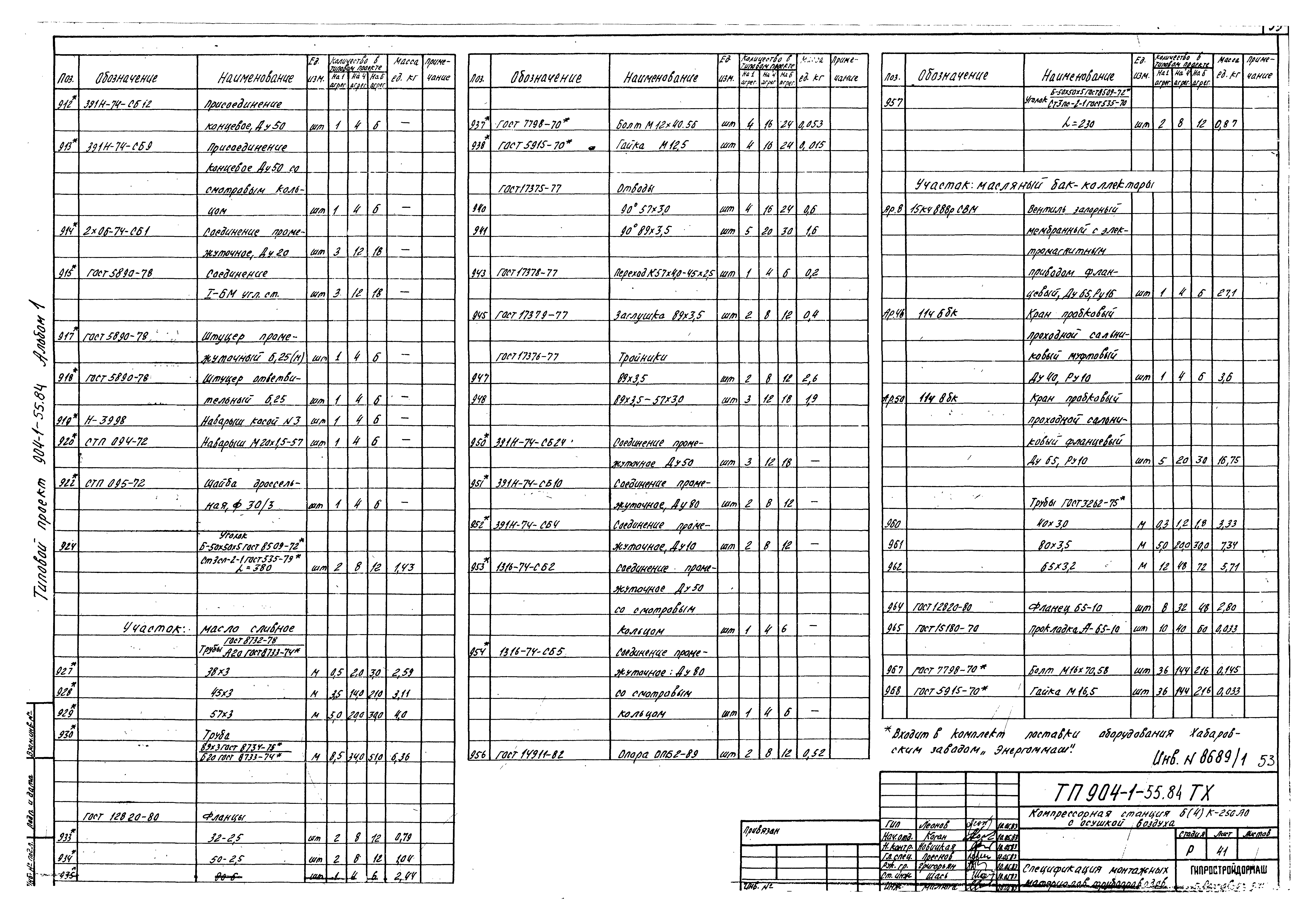 Типовой проект 904-1-55.84