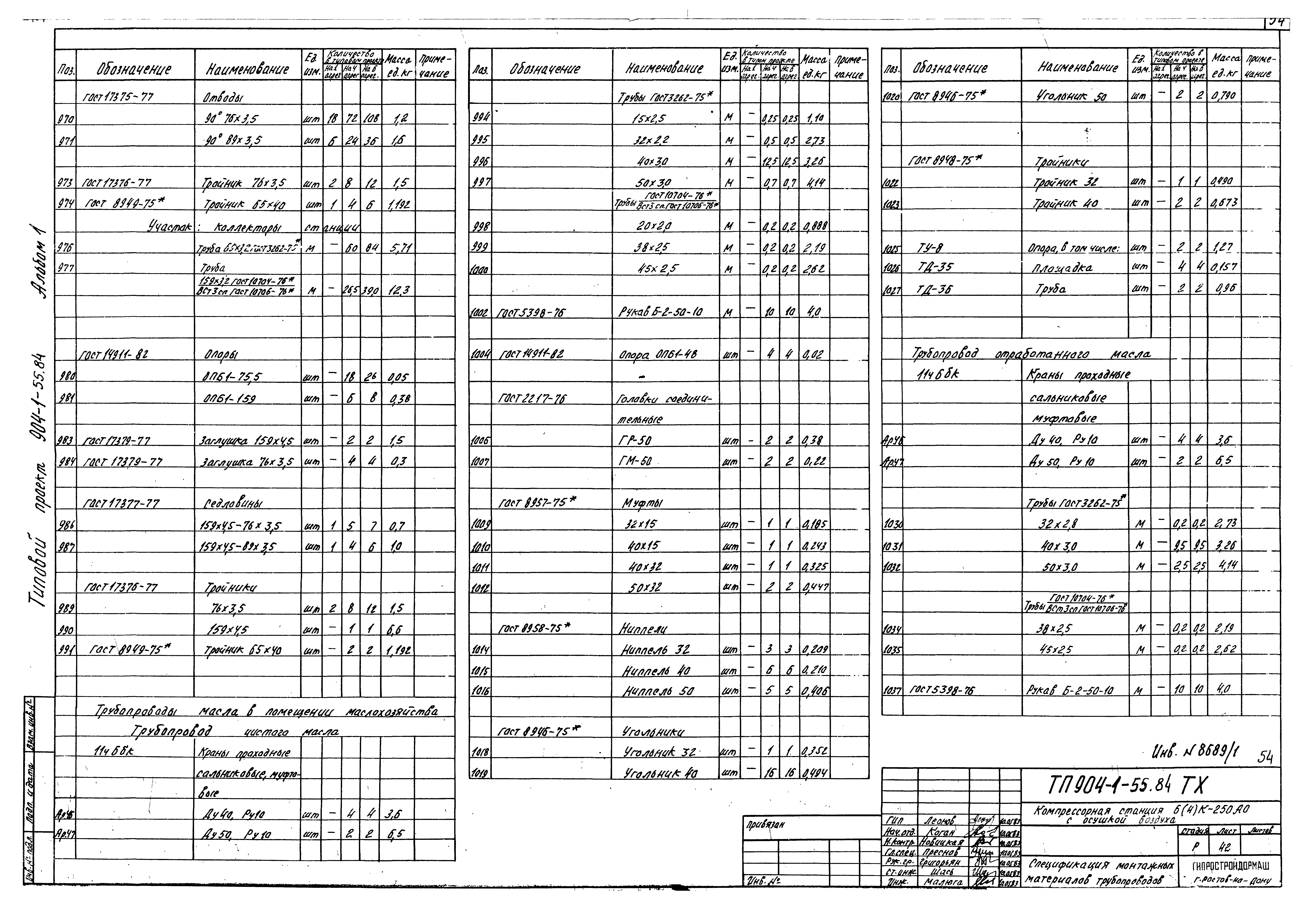 Типовой проект 904-1-55.84