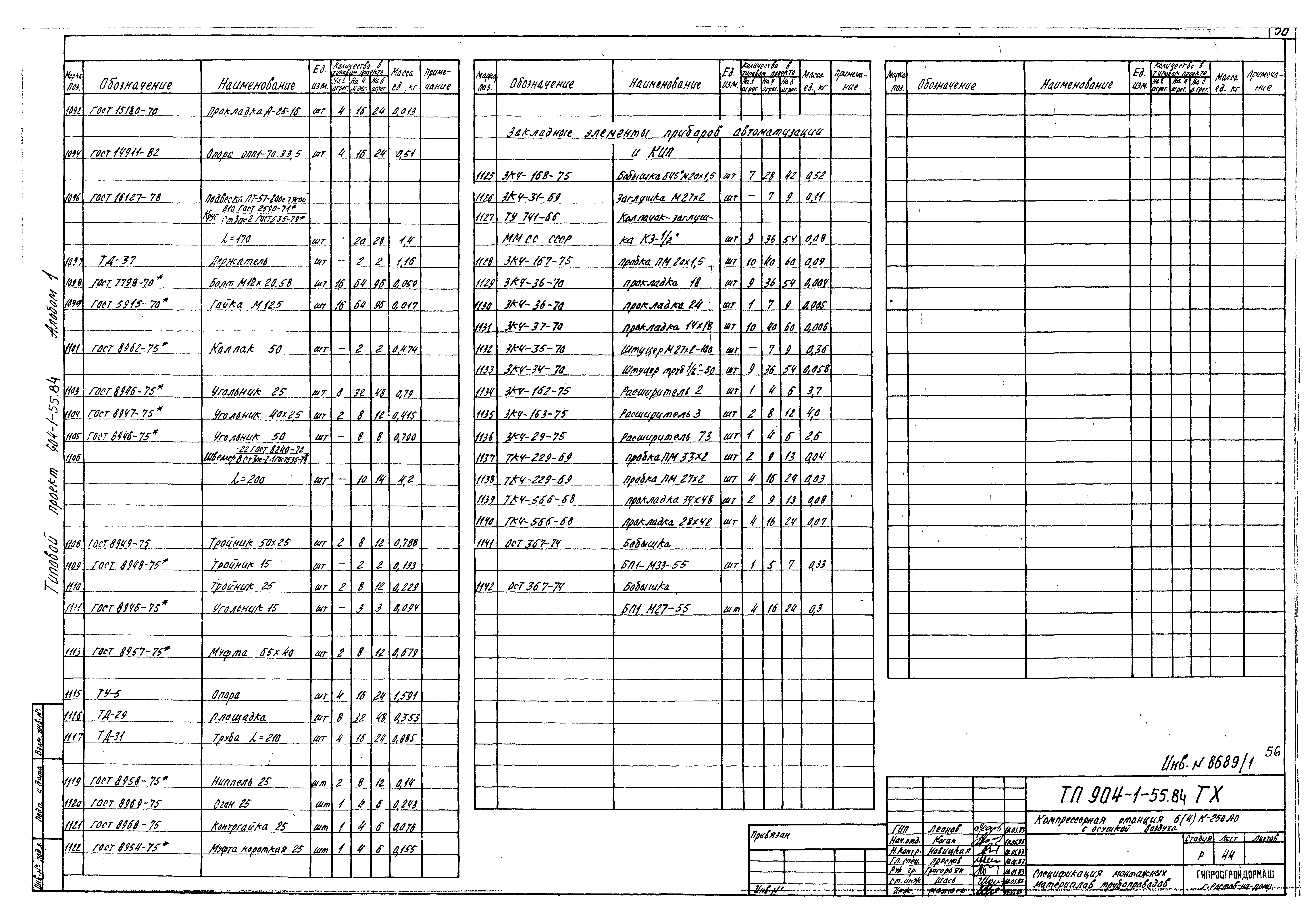 Типовой проект 904-1-55.84