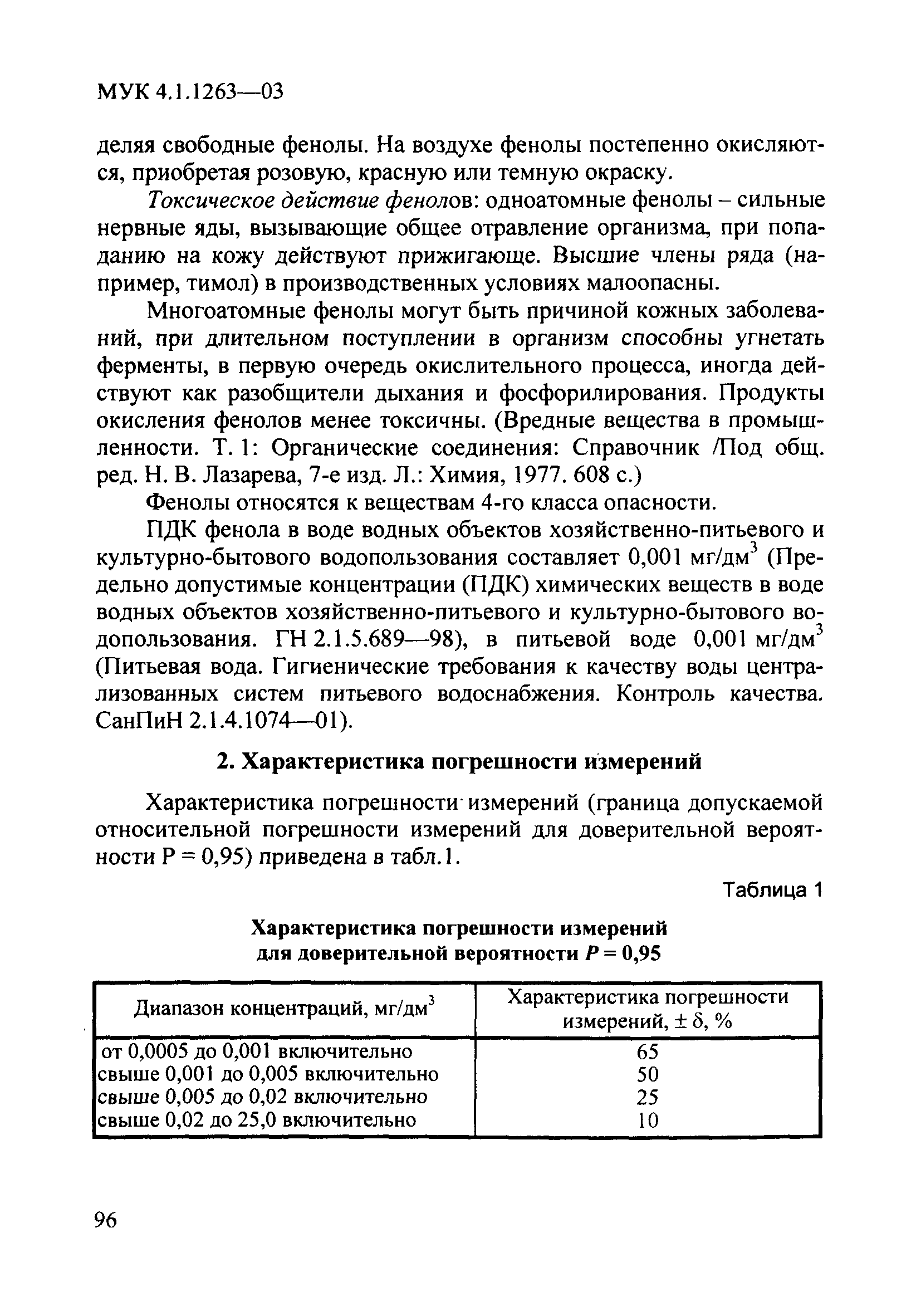 МУК 4.1.1263-03